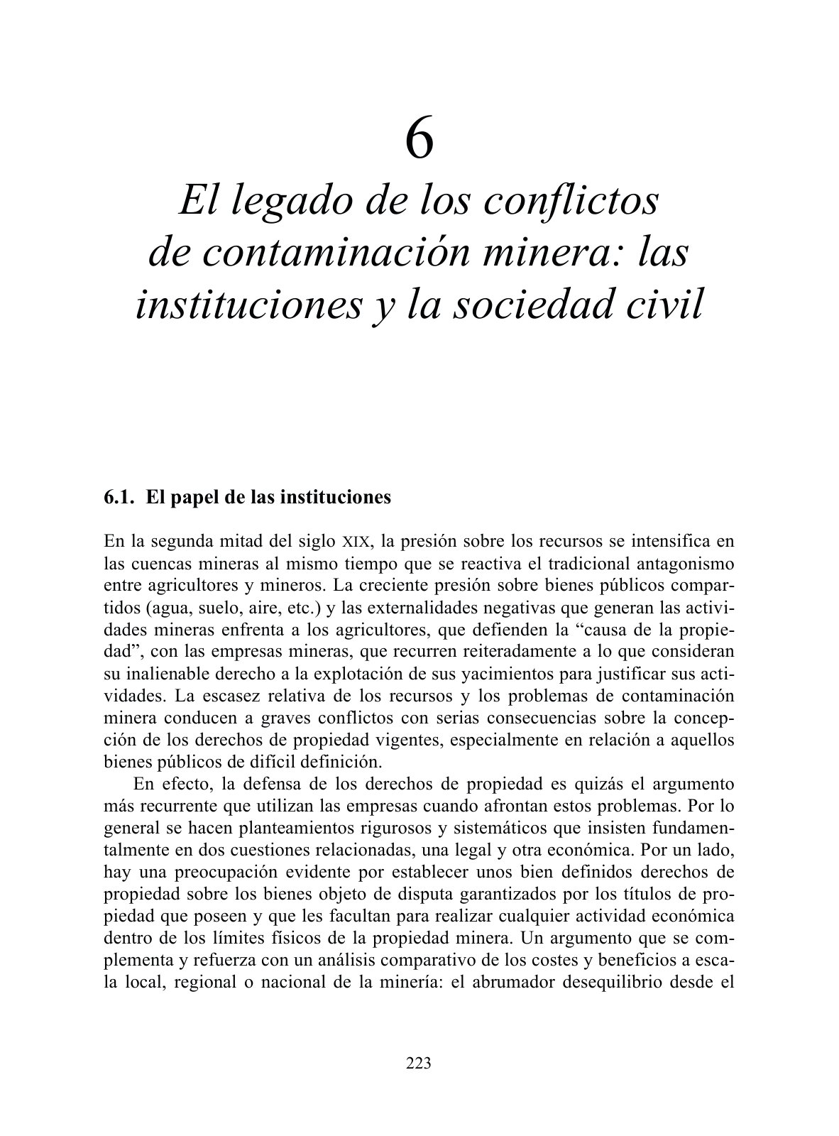 First page of Tierra devastada historia de la contamin