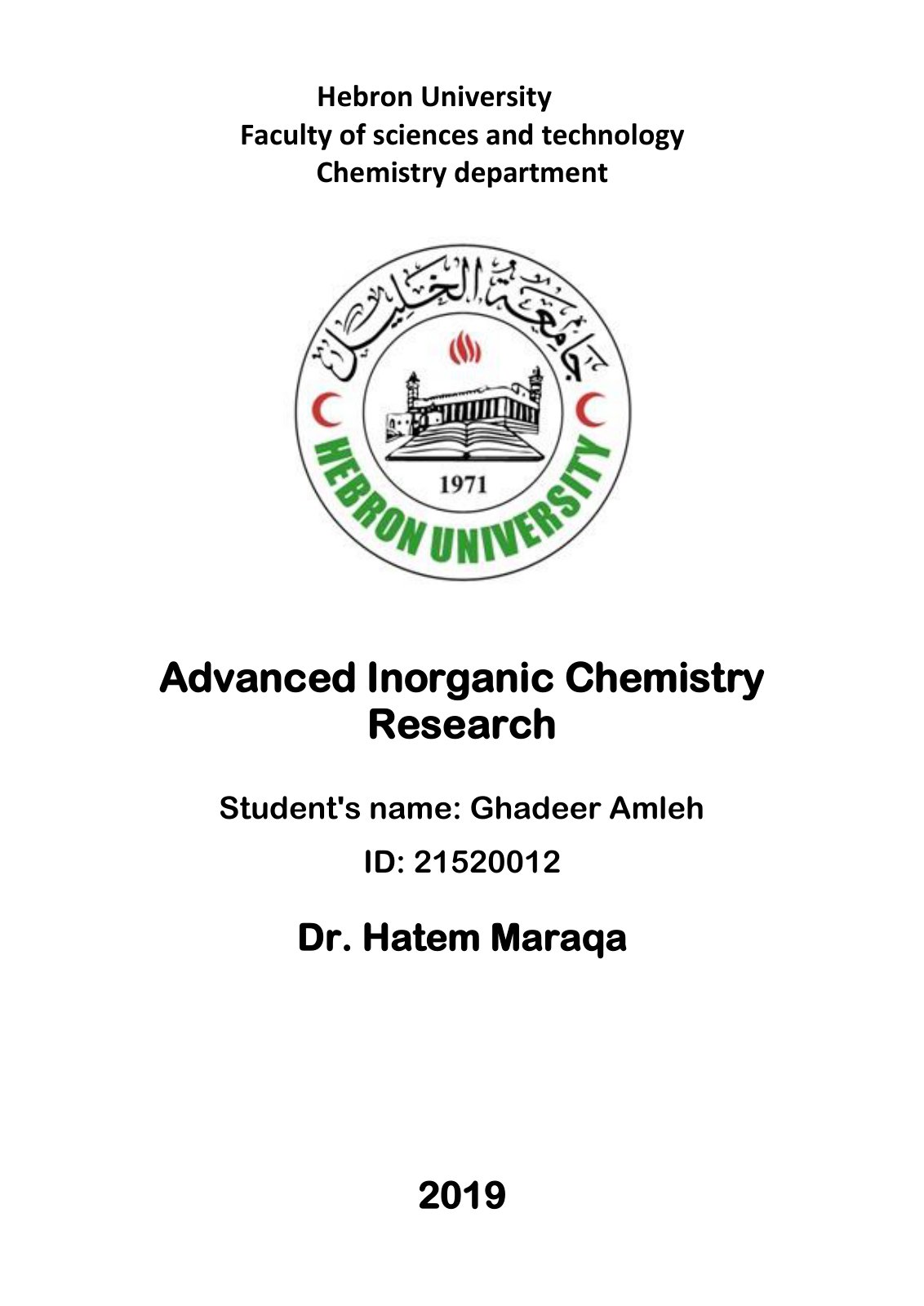 First page of Overview of molybdenum chemistry