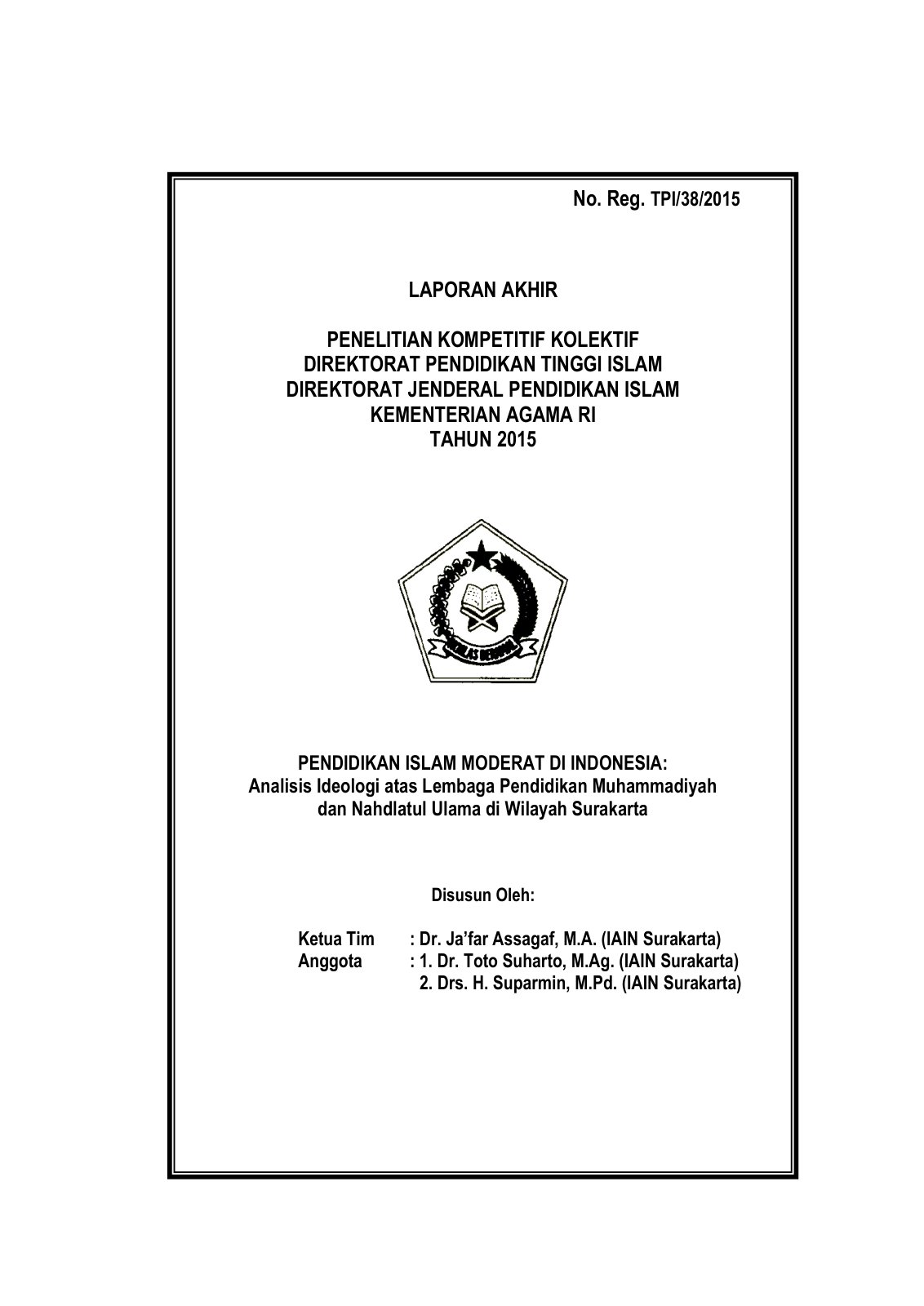 First page of LAPORAN LENGKAP pdf
