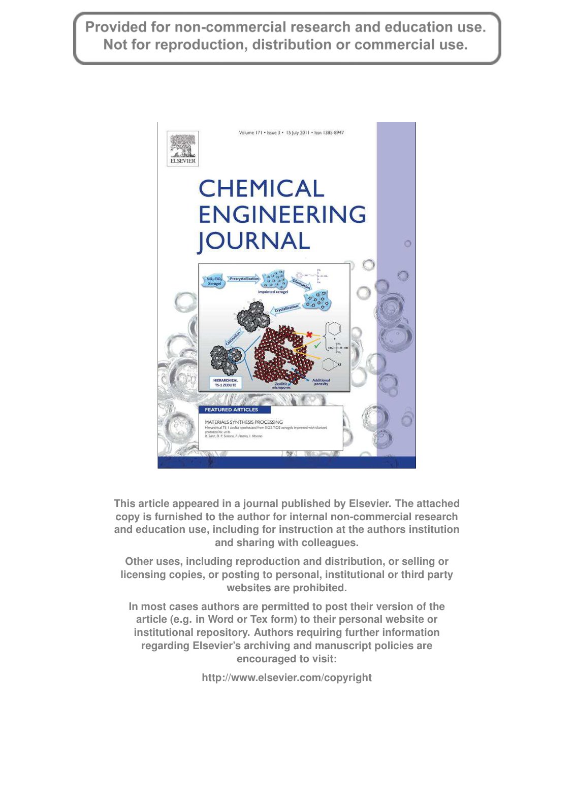 First page of Adsorption performance of talc for uranium removal from aqueous solution