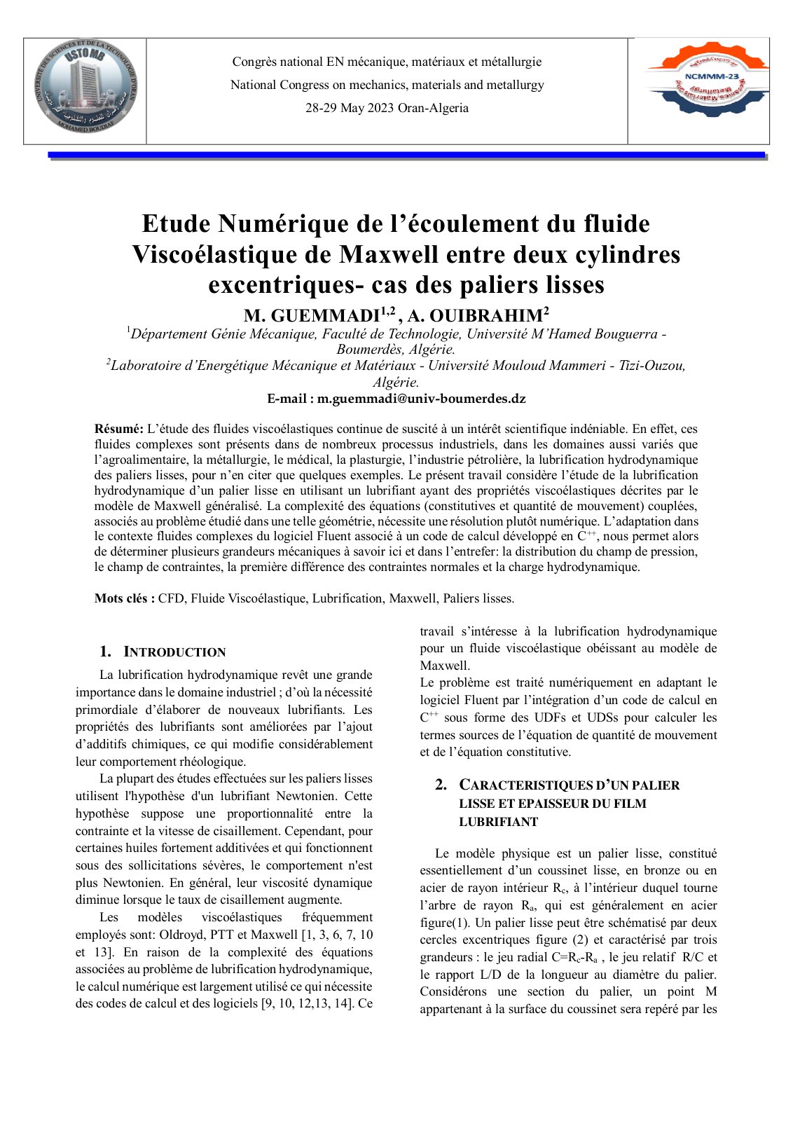 First page of 2 articlefinalOranCNMMM