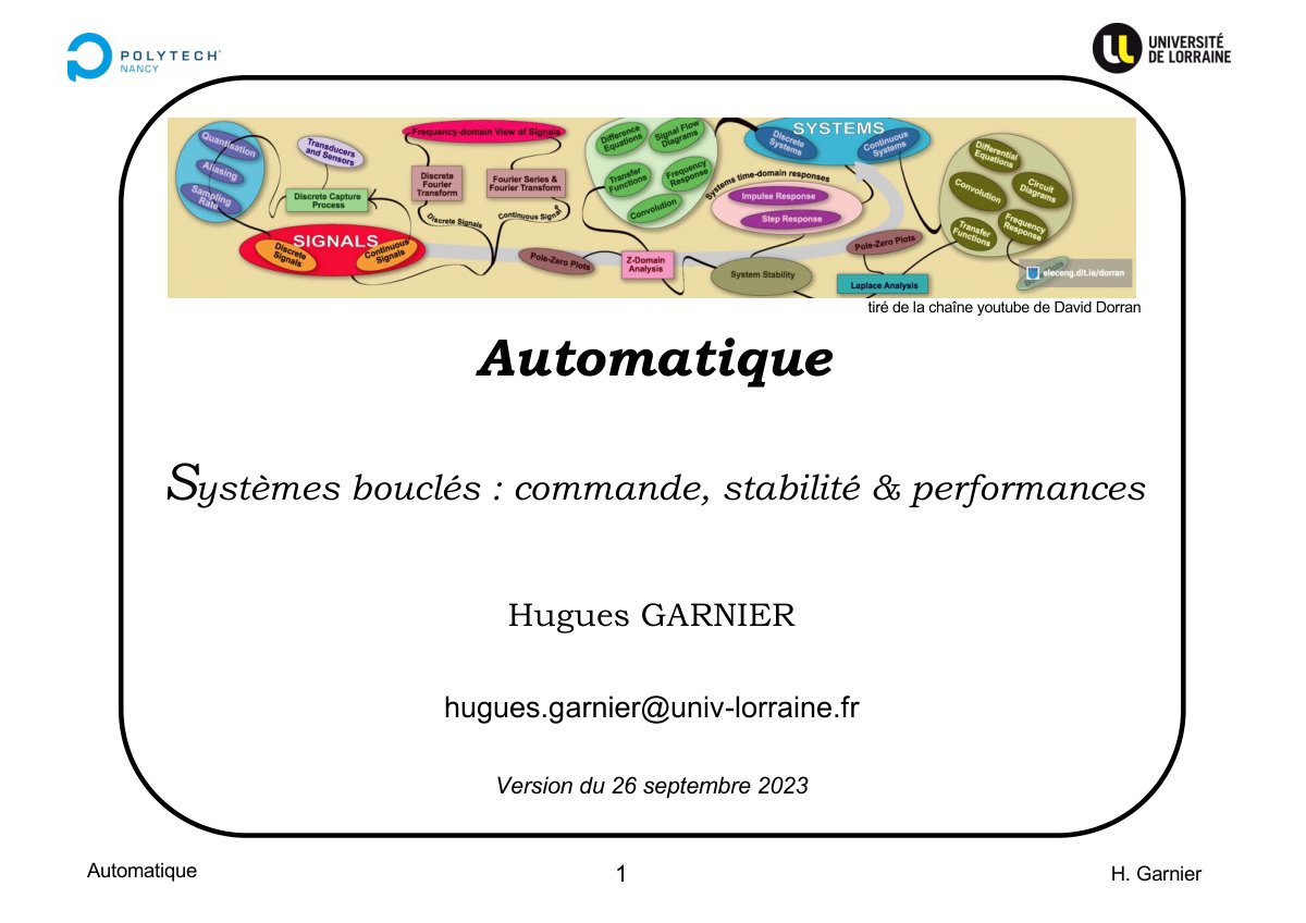 First page of E Auto Systemes boucles