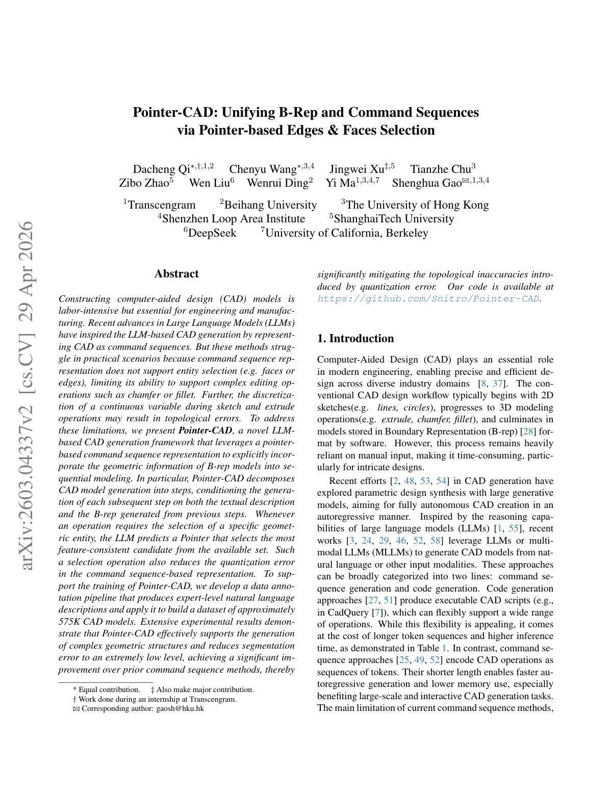First page of 2026 Qi Pointer CAD (1)