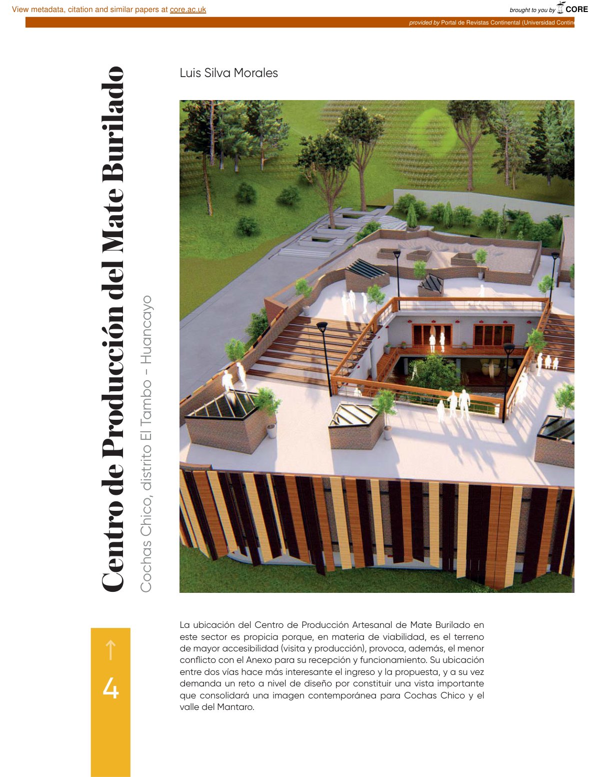 First page of Centro de Produccion del Mate Burilado
