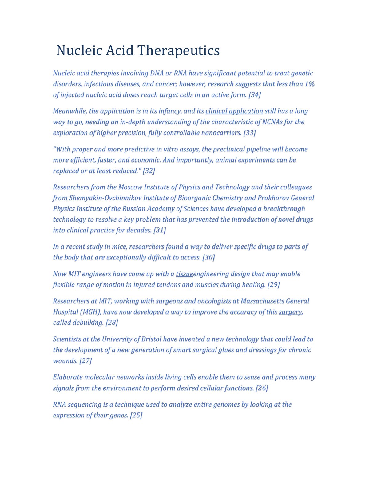 First page of Nucleic Acid Therapeutics