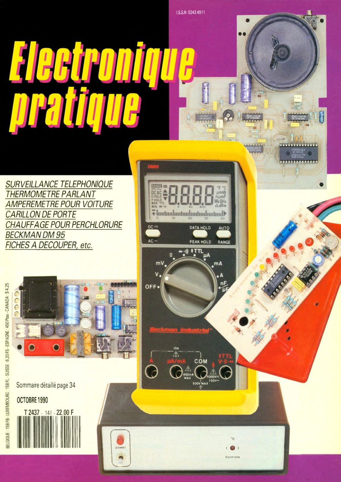 First page of Electronique Pratique 141 1990 10