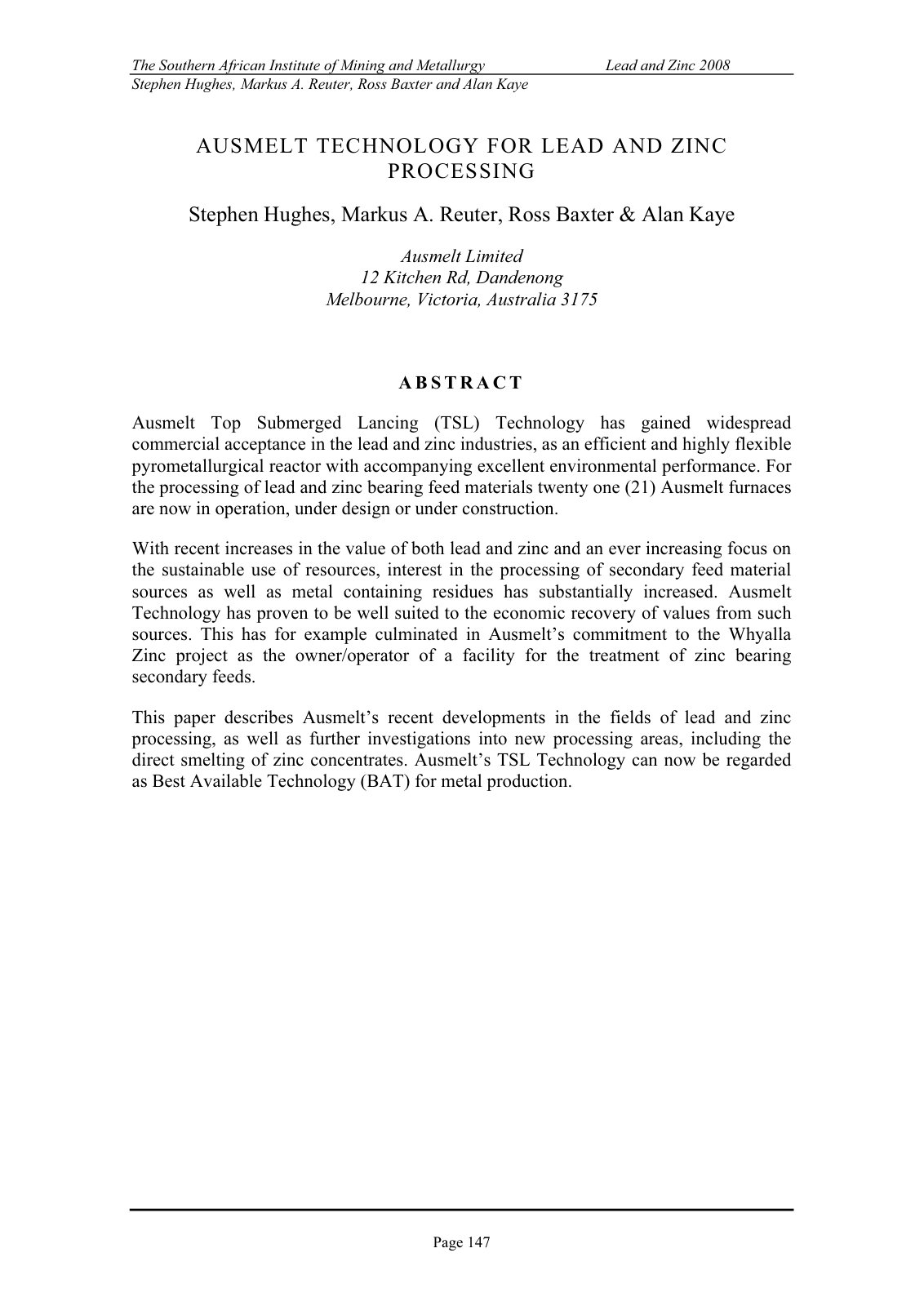 First page of 147 162 Hughes