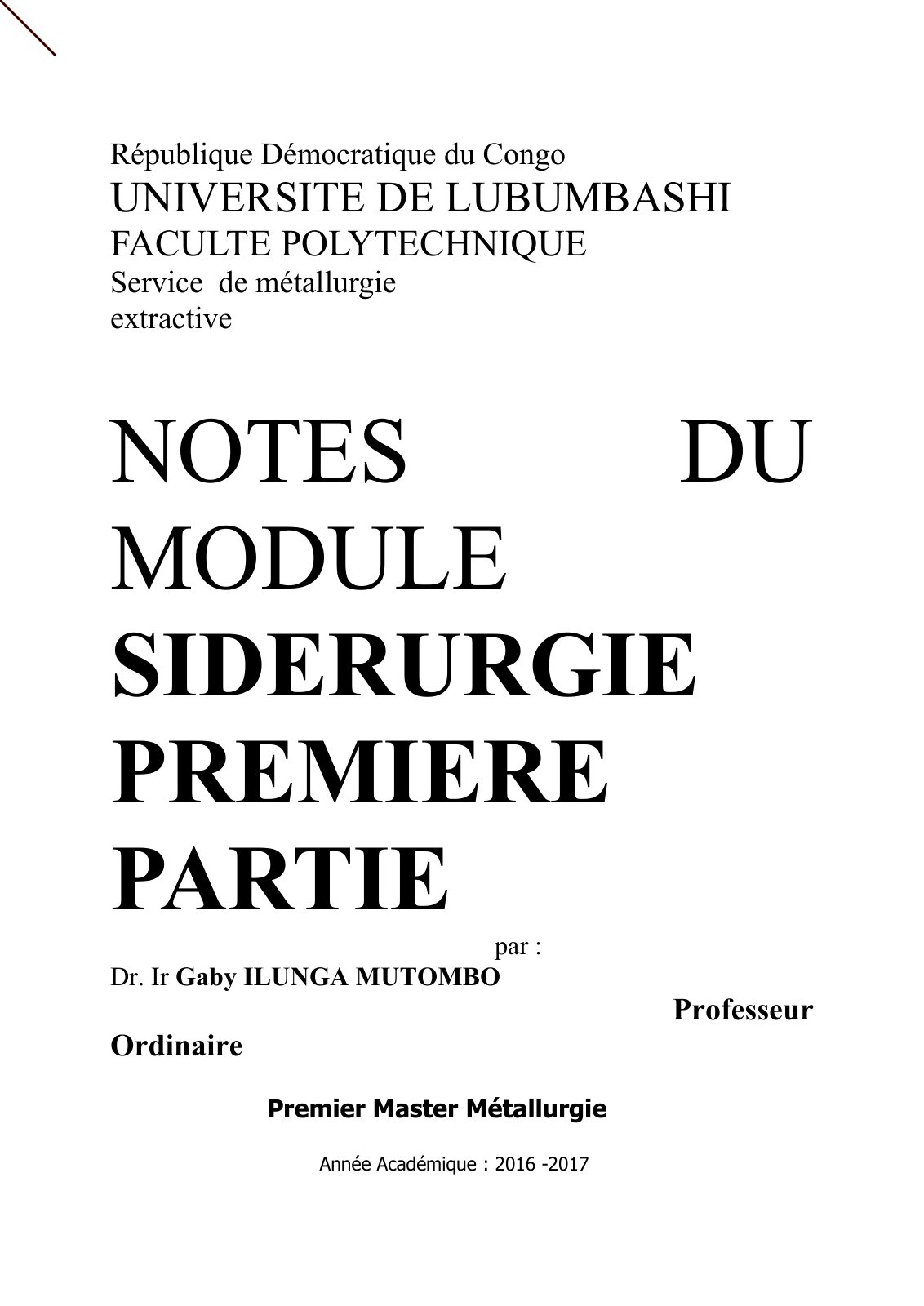 First page of materiau supraconducteurs