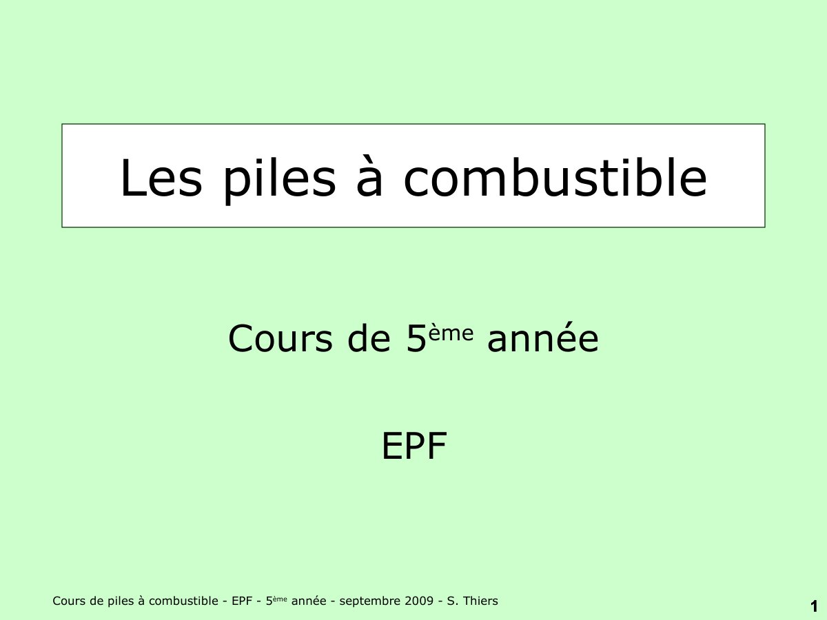 First page of piles combustible
