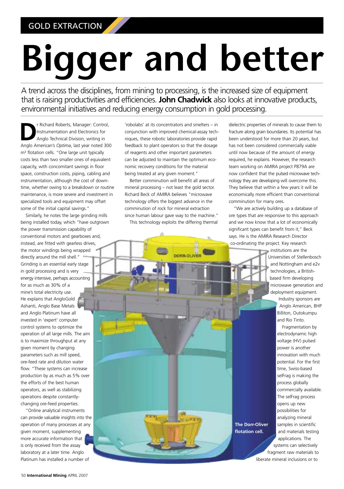 First page of Gold Extraction - Bigger and better