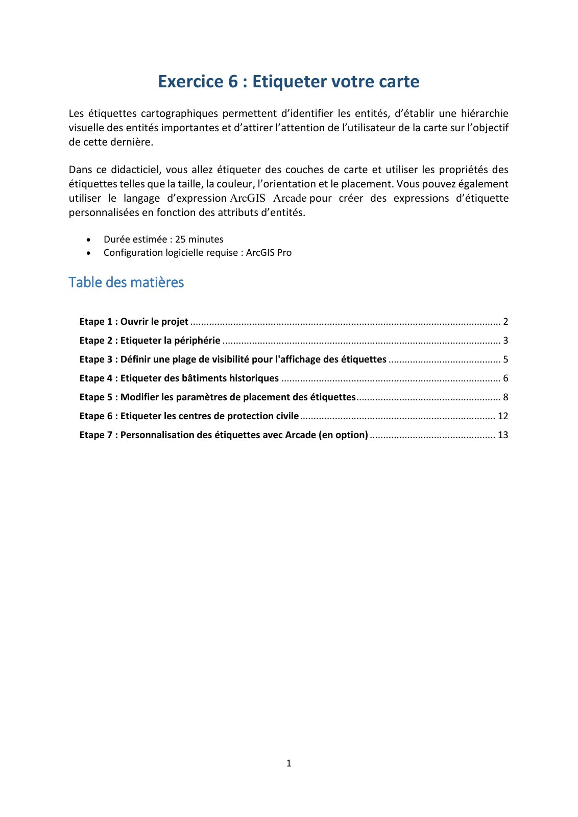 First page of 18   EX6 tiqueter votre carte