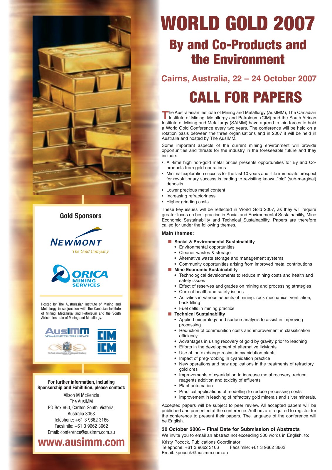 First page of call forpapers250906