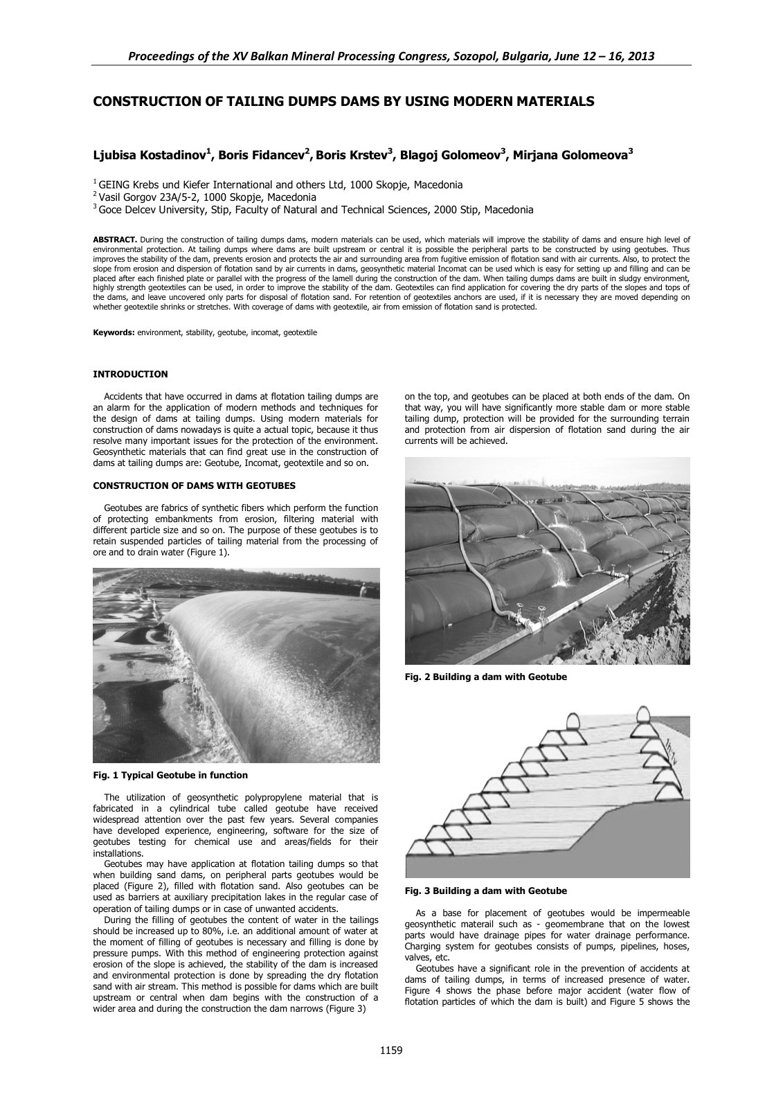 First page of CONSTRUCTION OF TAILING DUMPS DAMS BY US