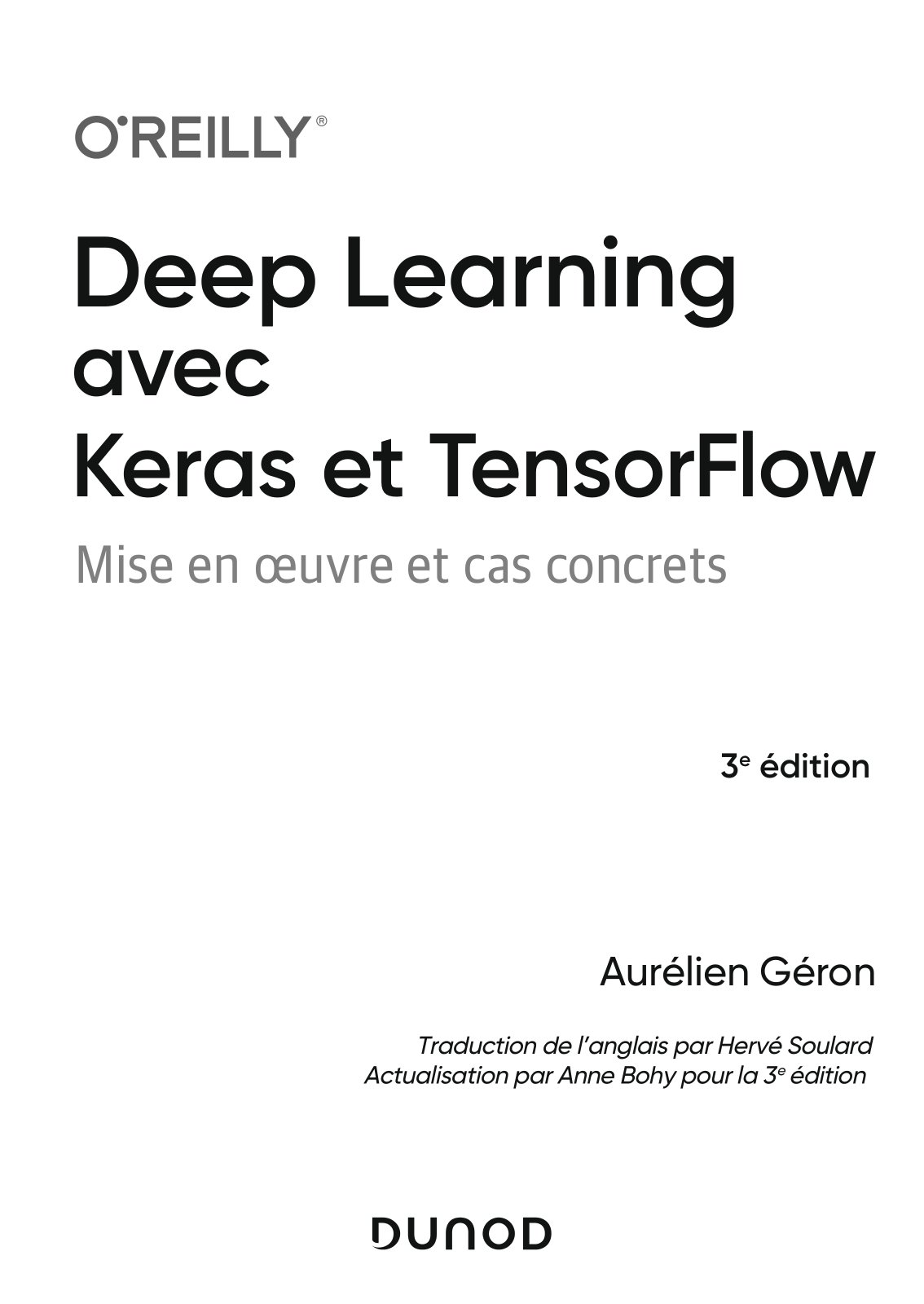 First page of Deep Learning avec Keras et  (Z Library)