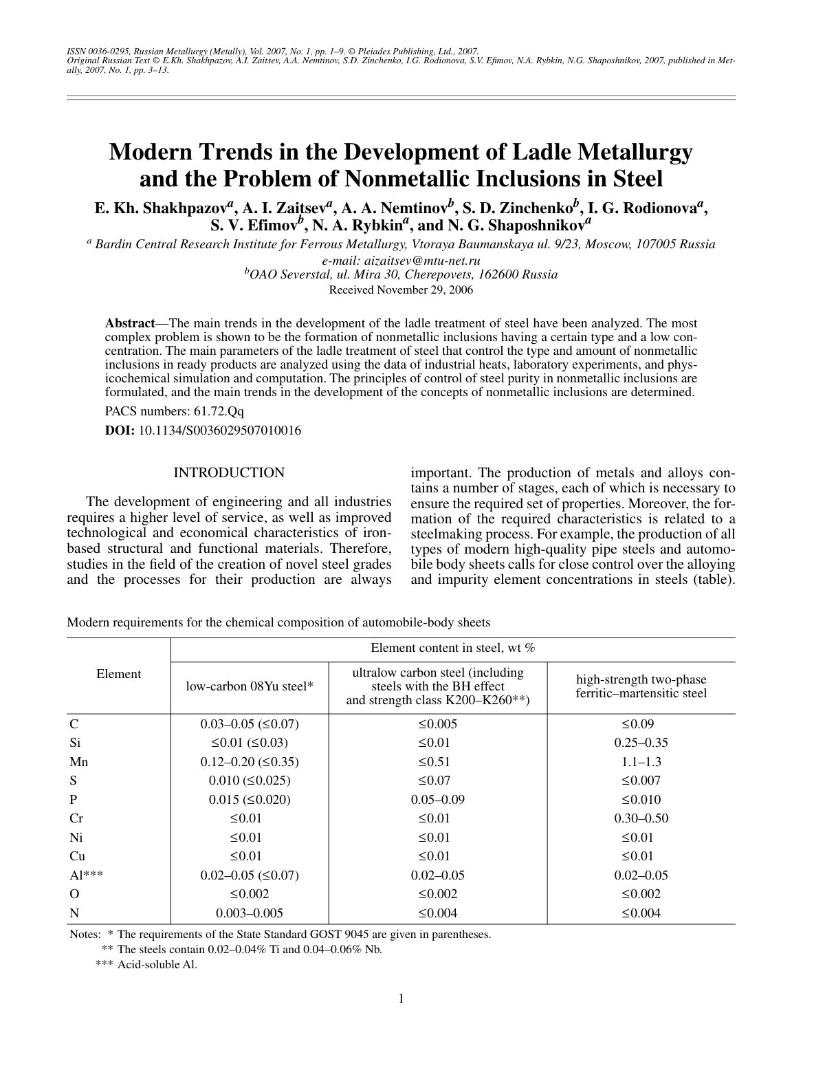 First page of S0036029507010016