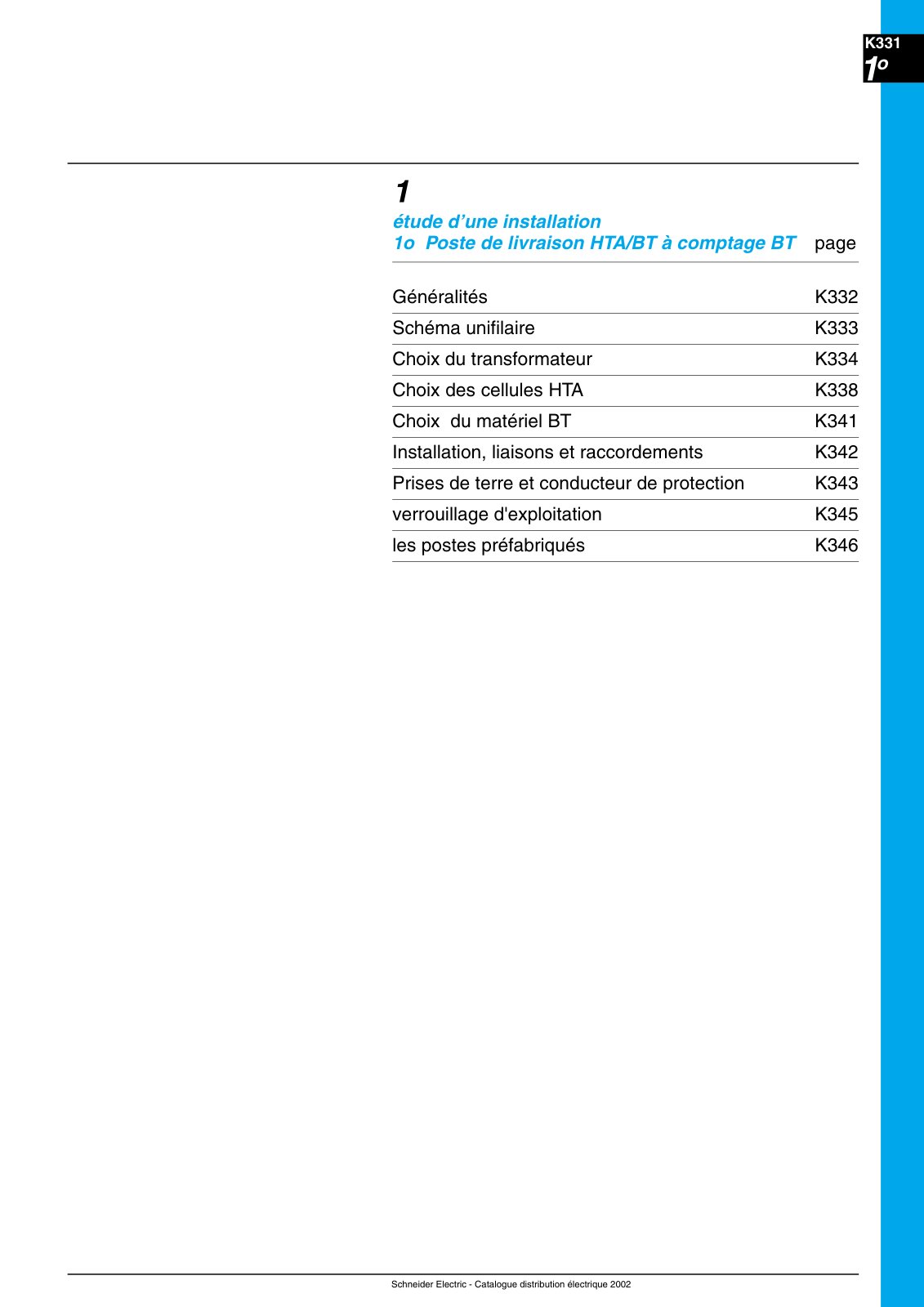 First page of etude installation hta bt
