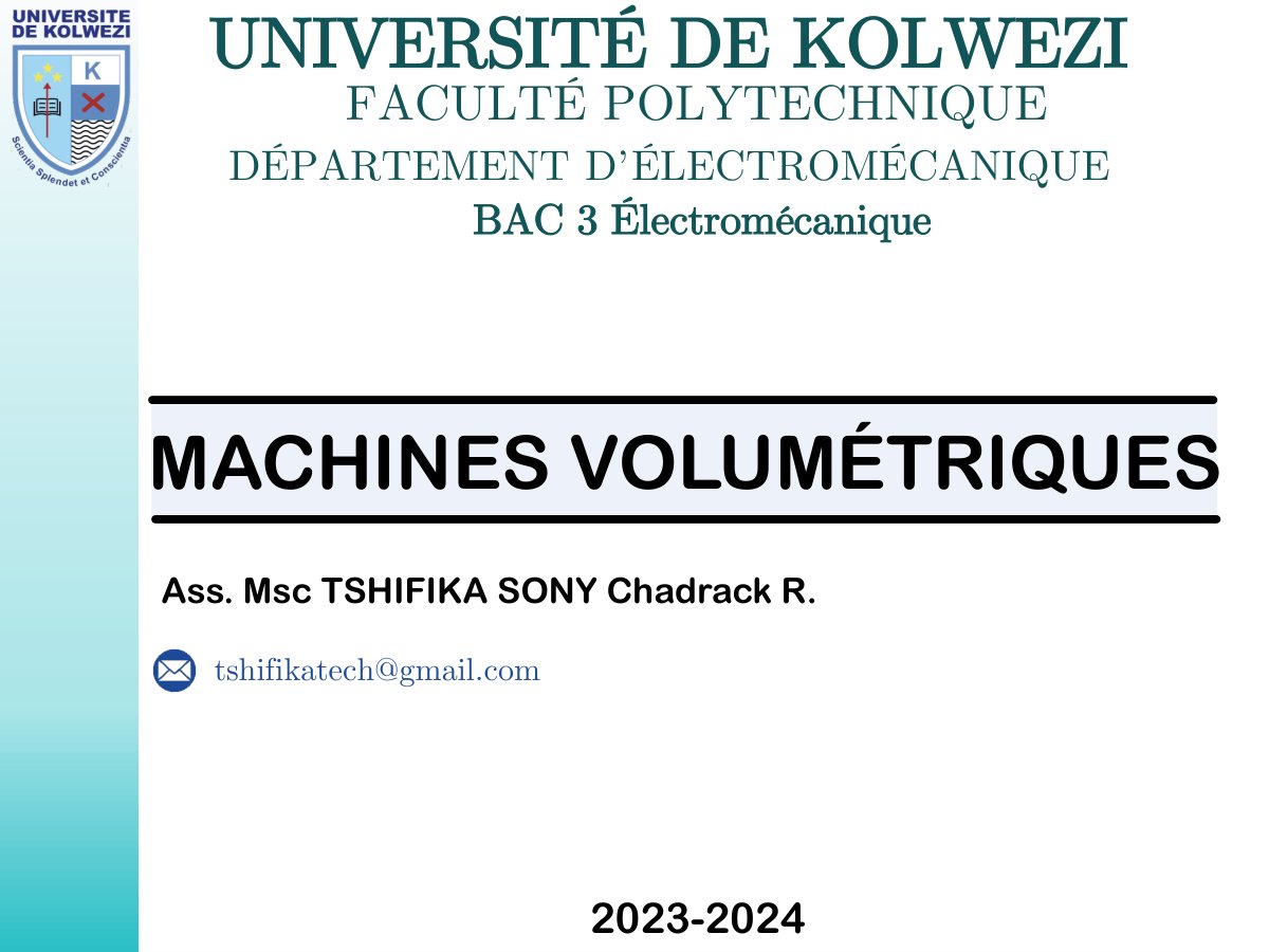 First page of MACHINES VOLUMETRIQUES BAC III ELM