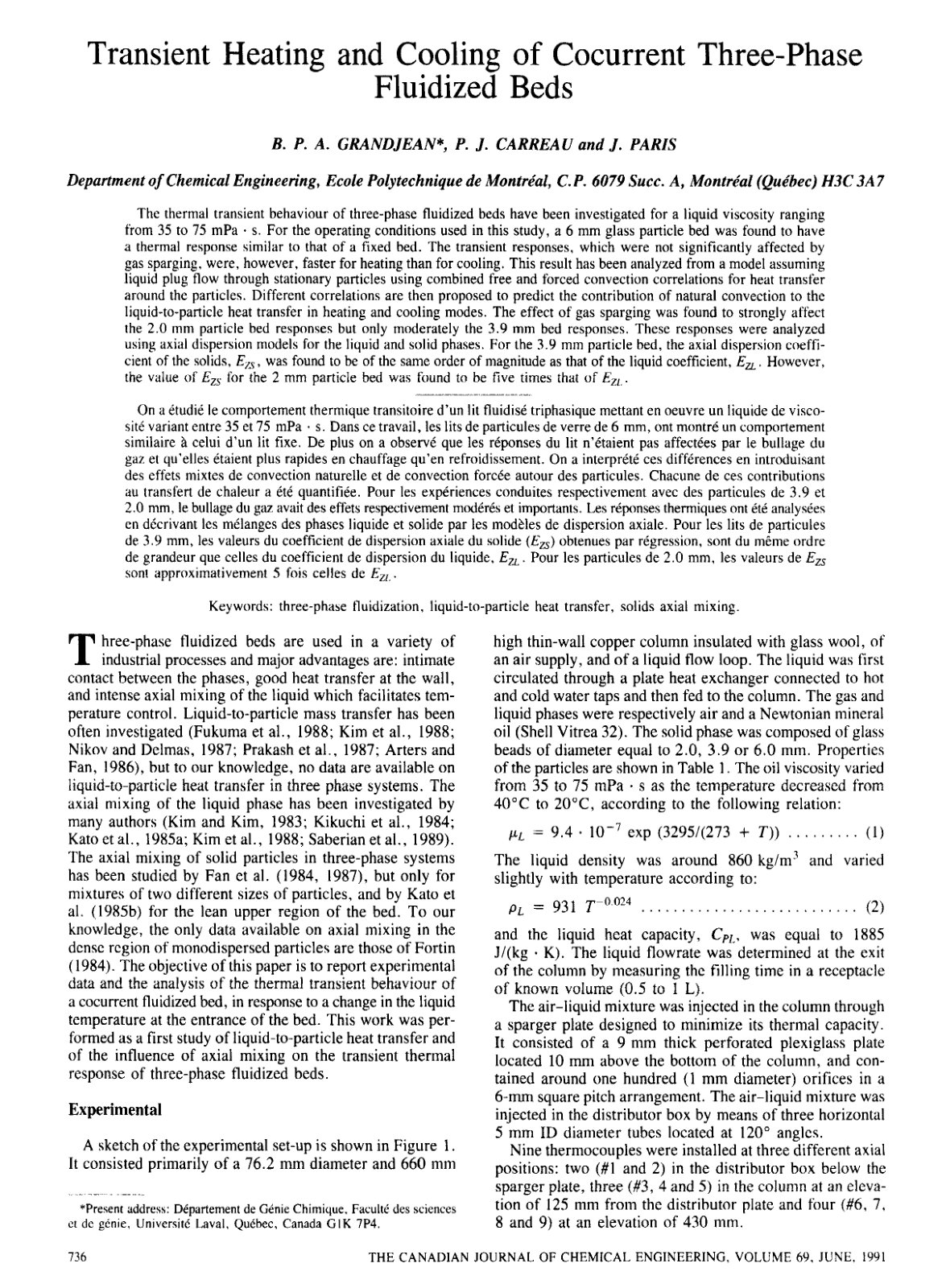 First page of Transient heating and cooling of cocurre