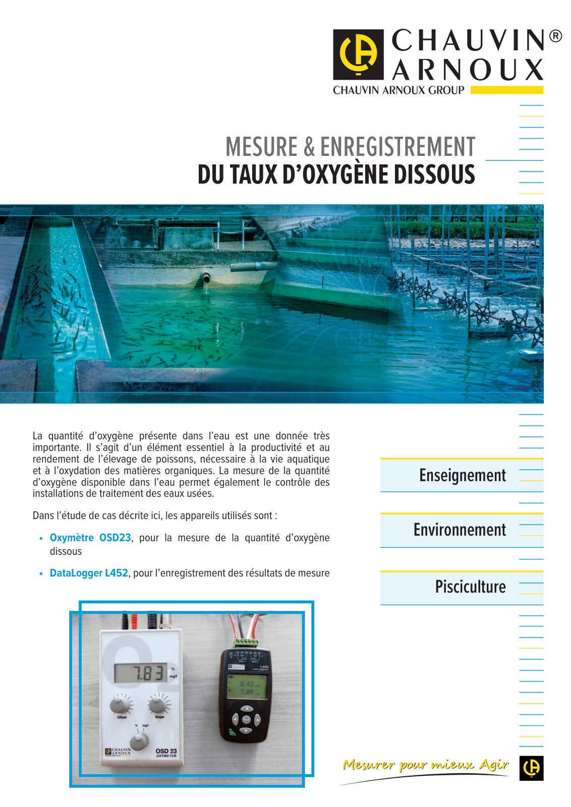 First page of oxymetre