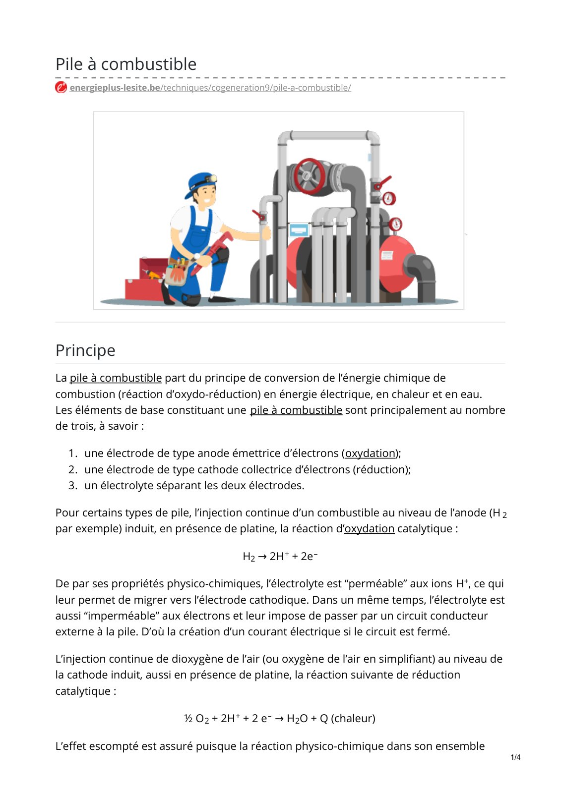 First page of pile combustible