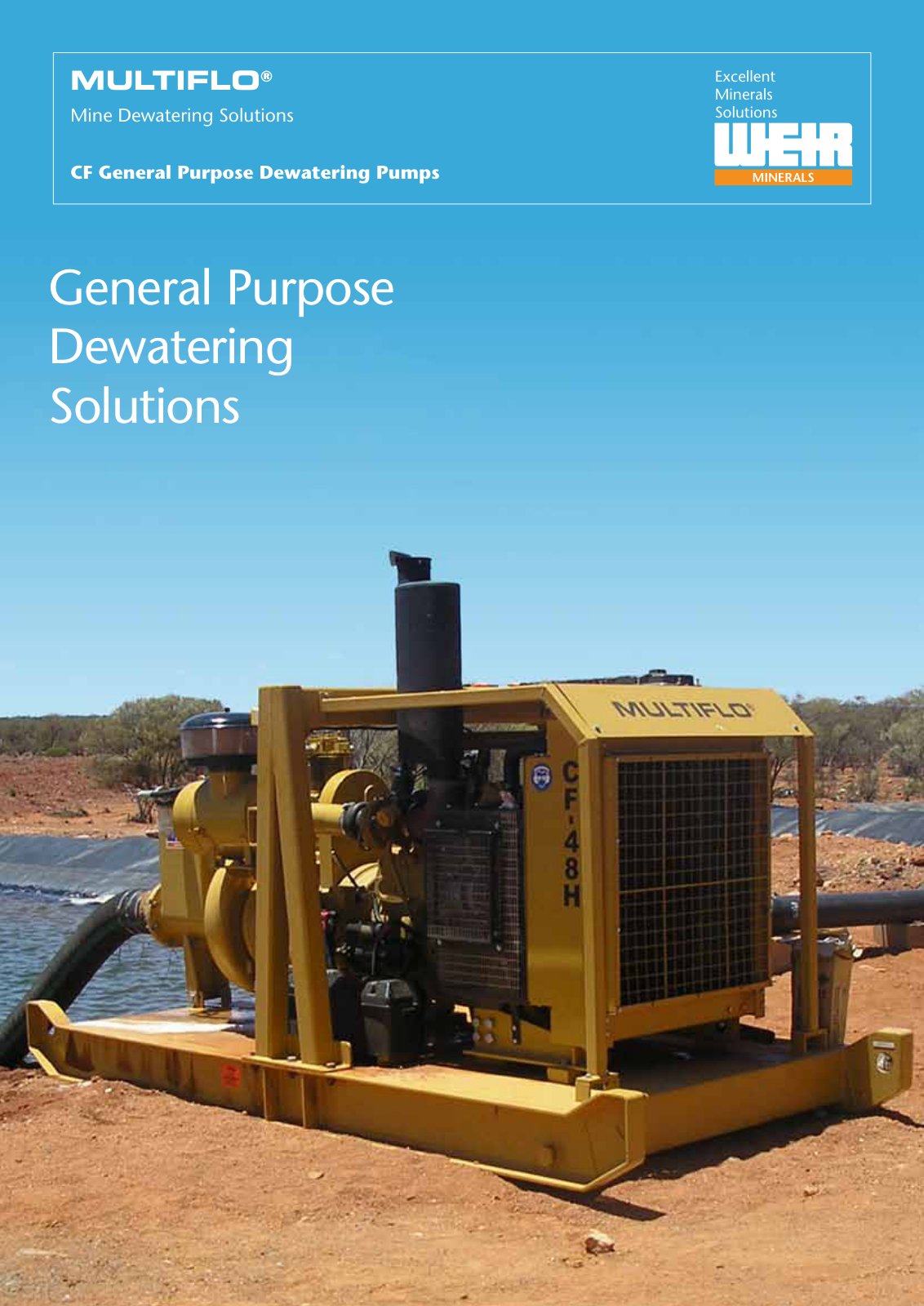 First page of MULTIFO Mine Dewatering Dewatering Pumps & Solutions PREVIEW