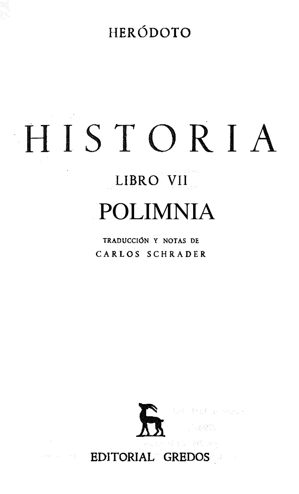 First page of HERODOTO