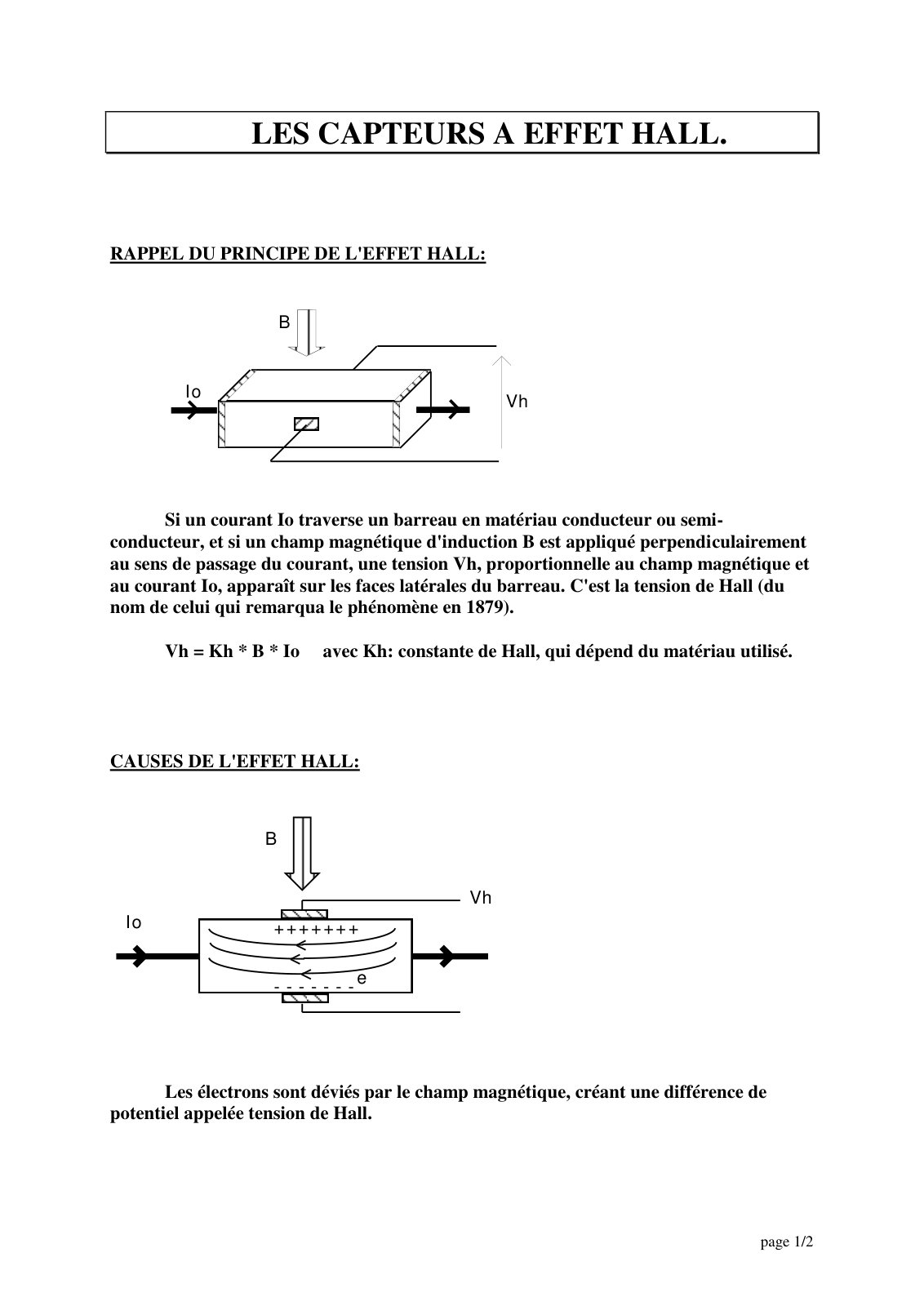 First page of hall