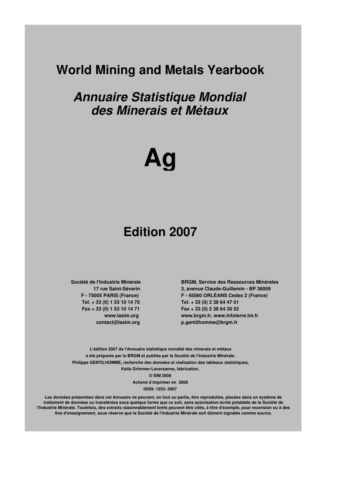 First page of Ag