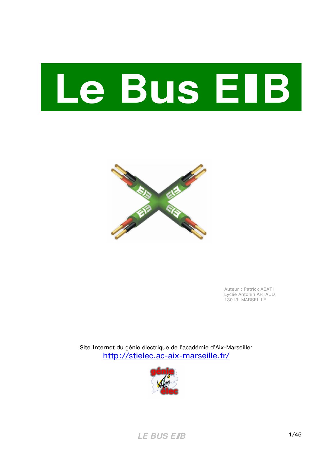 First page of Le Bus EIB