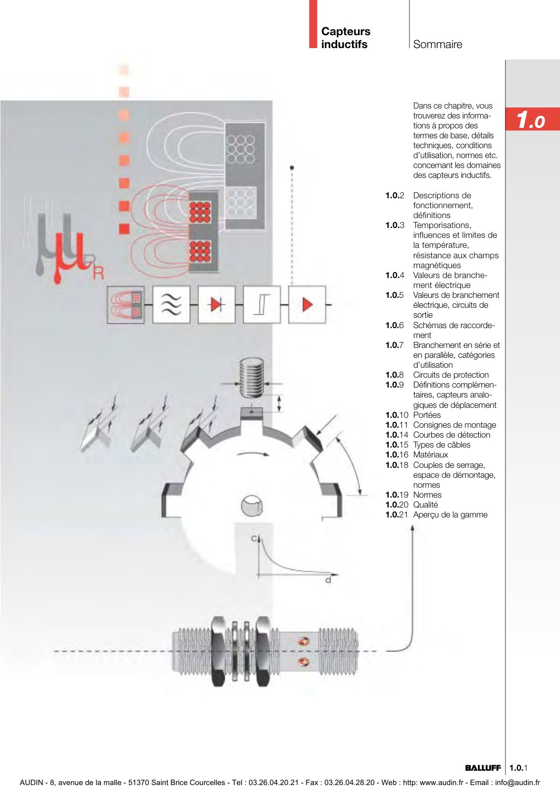 First page of capteurs inductifs