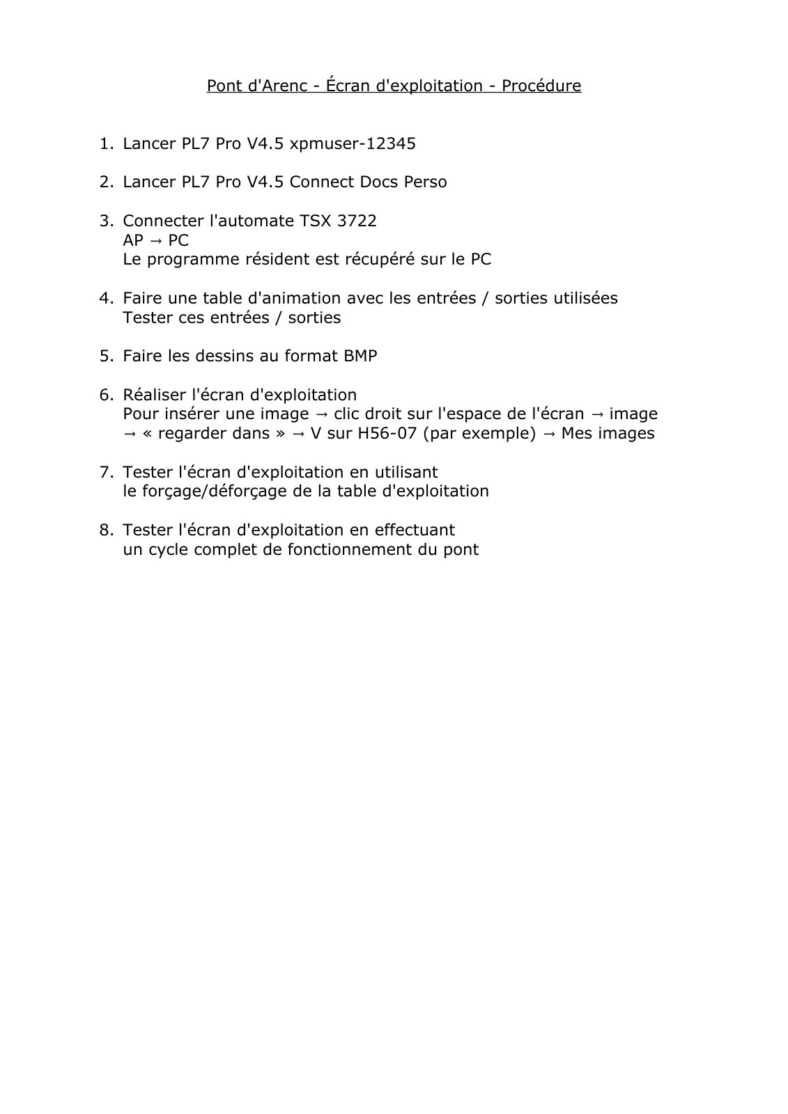 First page of lancement pl7
