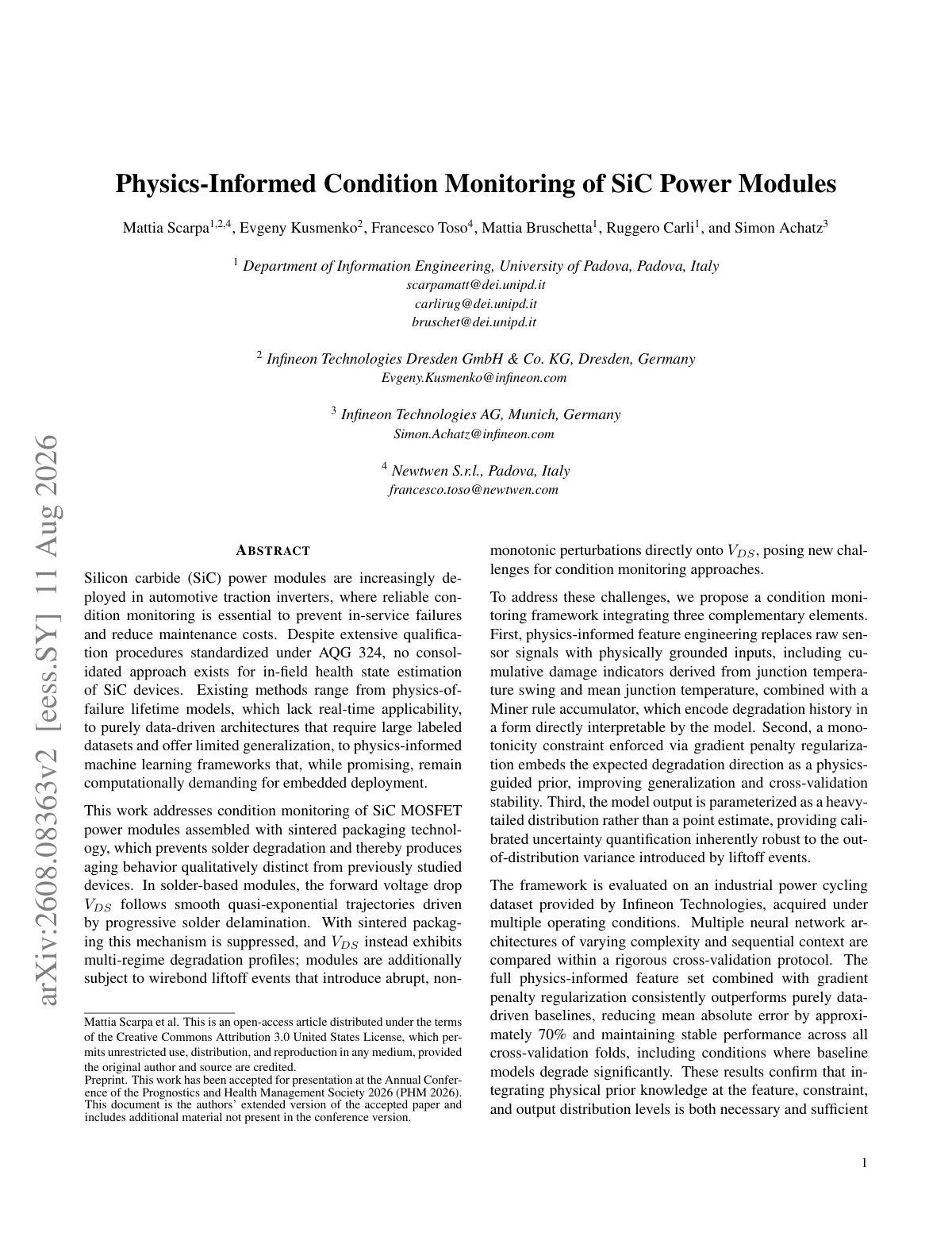 First page of 2026 Scarpa SiC Power Module Condition Monitoring