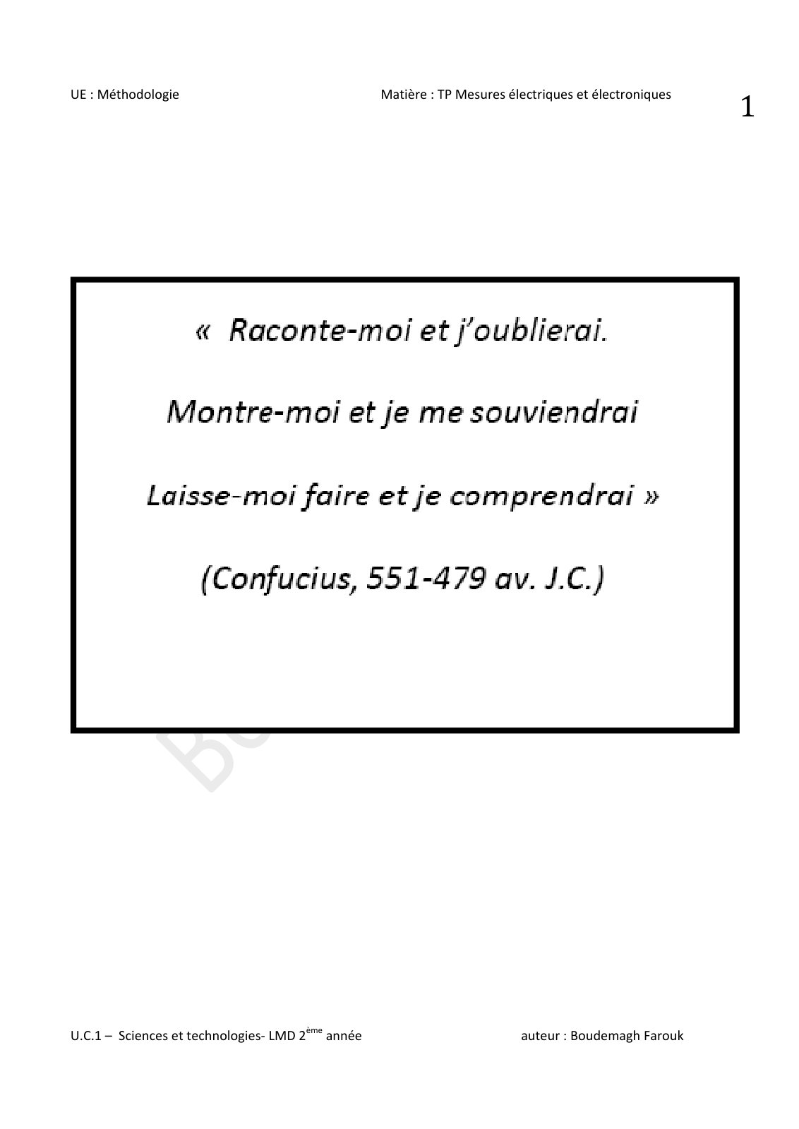 First page of IMM 3 COMPLET 