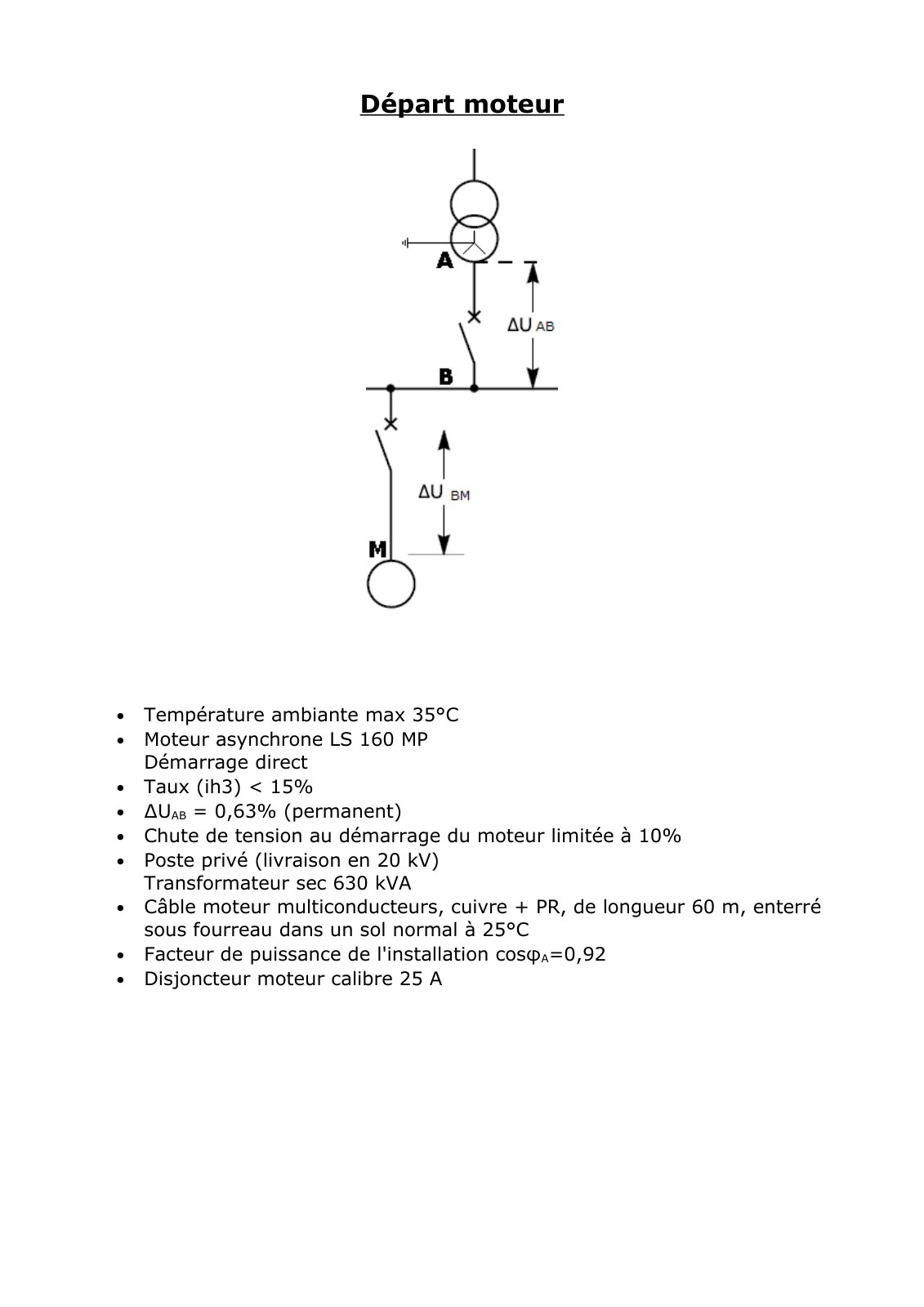 First page of devoir depart moteur doc