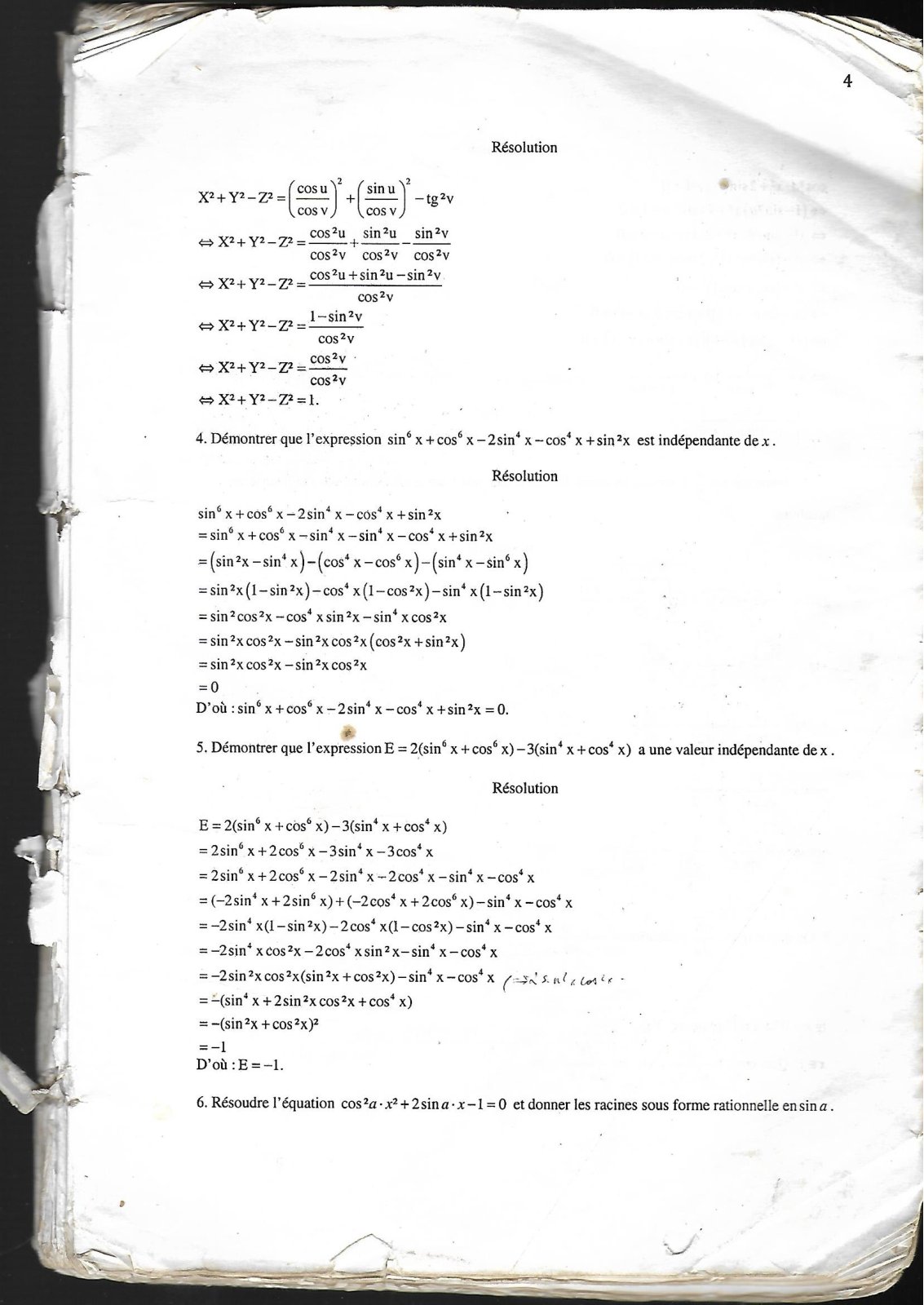 First page of EX TRIGO