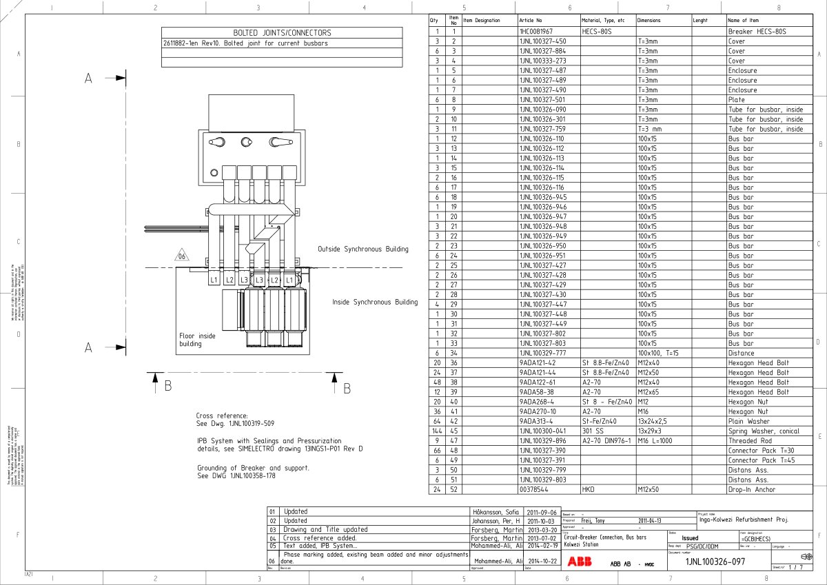 First page of BOLTED JOINTS/CONNECTORS
