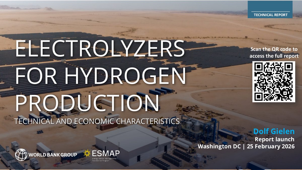 First page of OFFICIAL PPT ElectrolyzerLaunchReport 250226finalshort