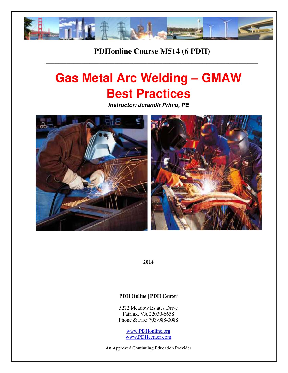 First page of An Approved Continuing Education Provide