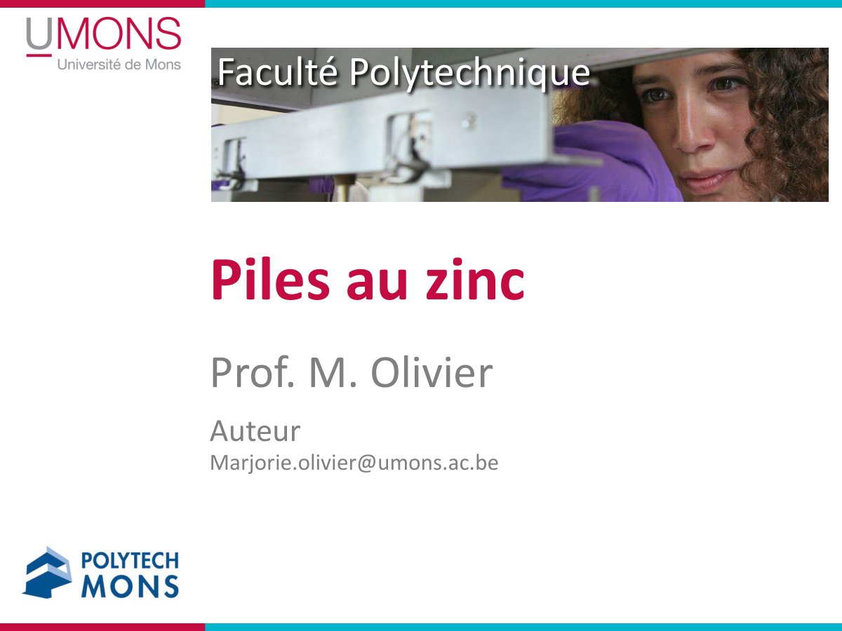First page of piles au zinc