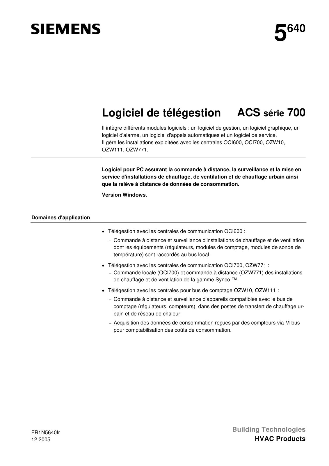 First page of 49093 Fiche technique fr