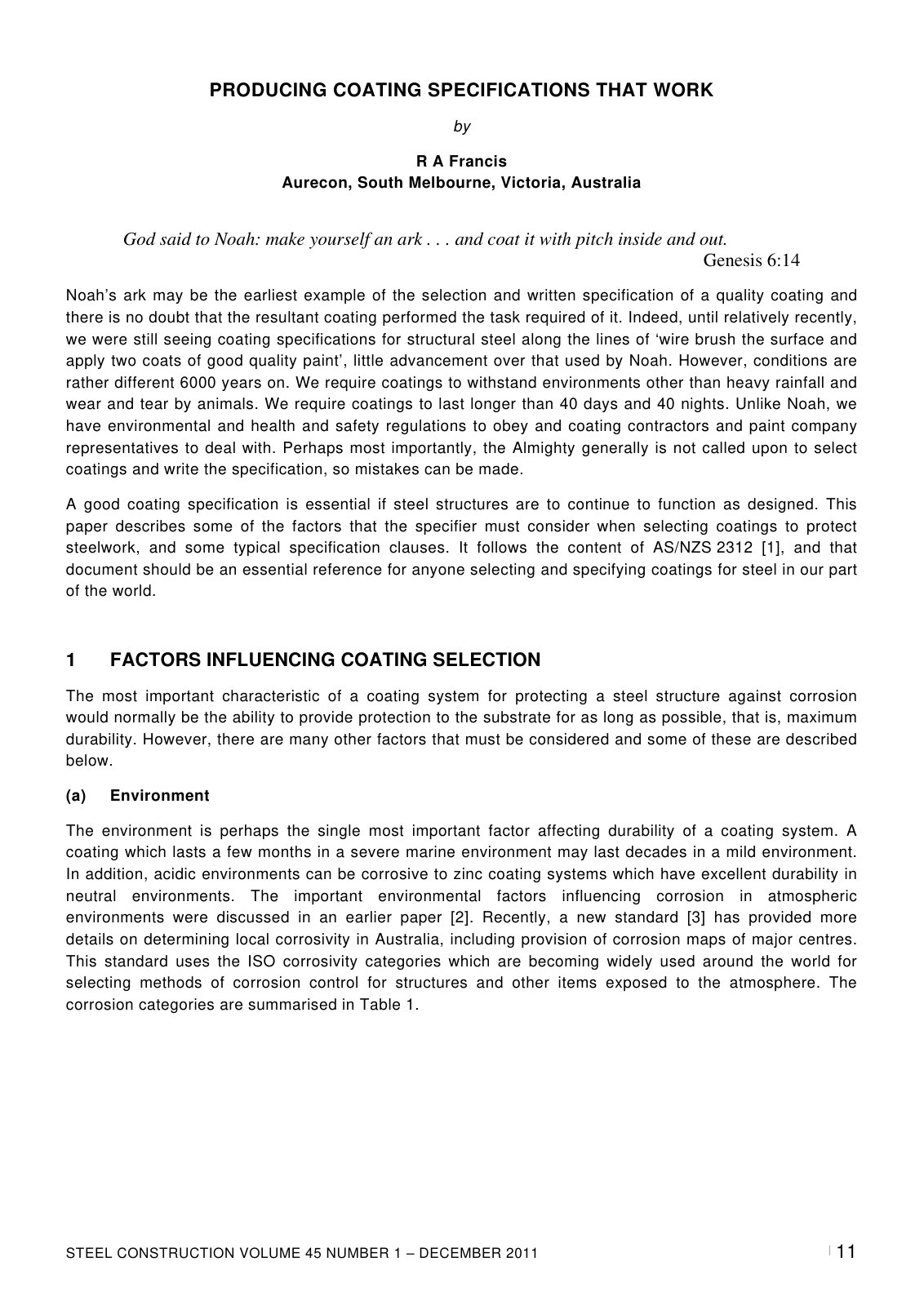 First page of Producing Coating Specifications That Wo