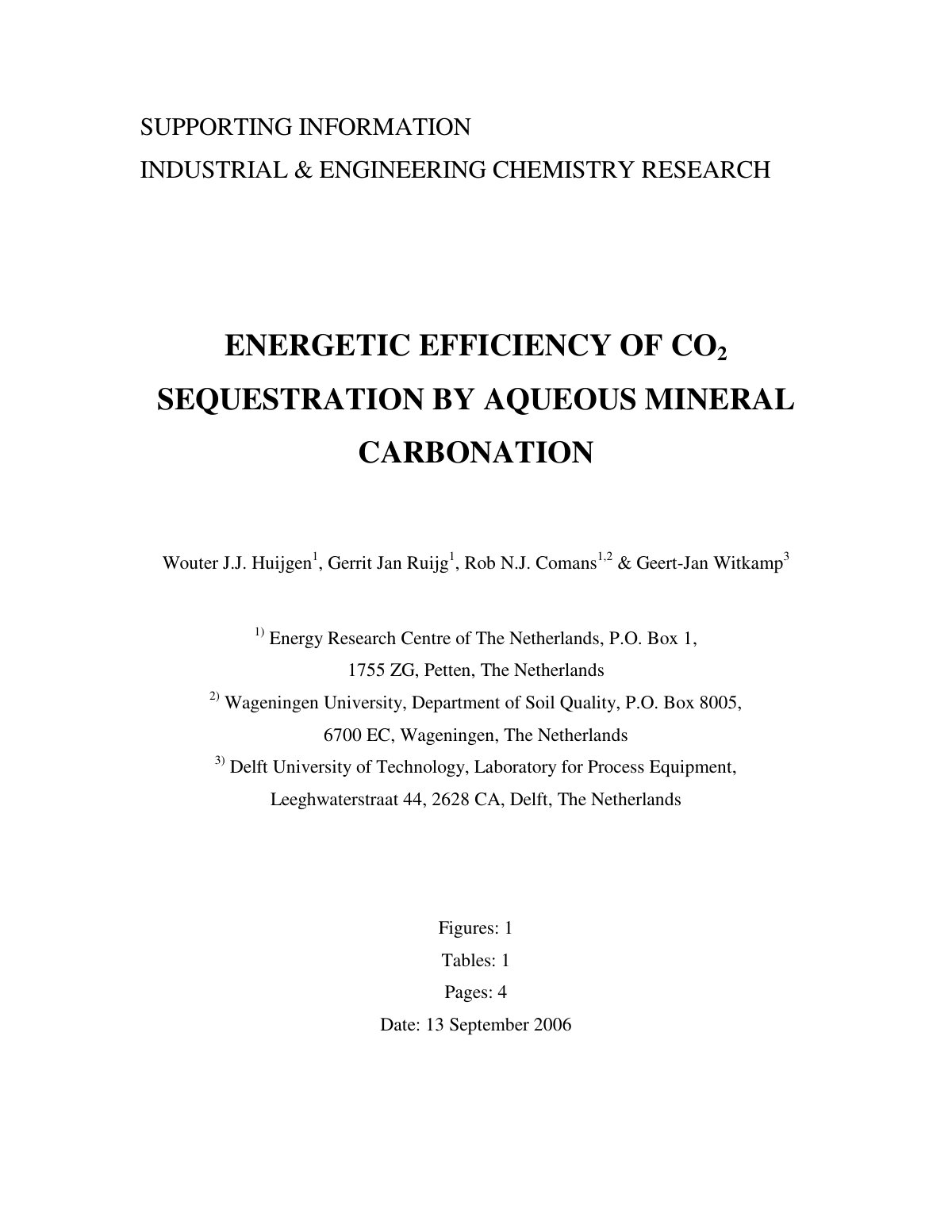 First page of Energy Consumption and Net CO2 Sequestra