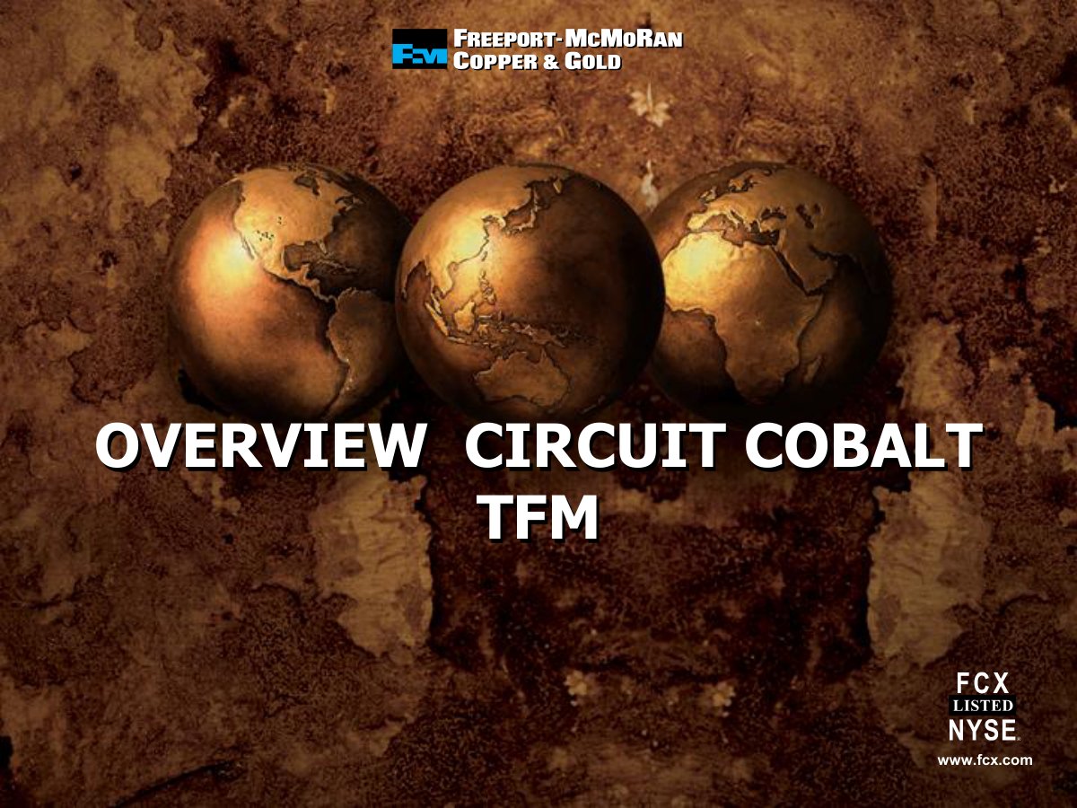 First page of CIRCUIT COBALT TFM