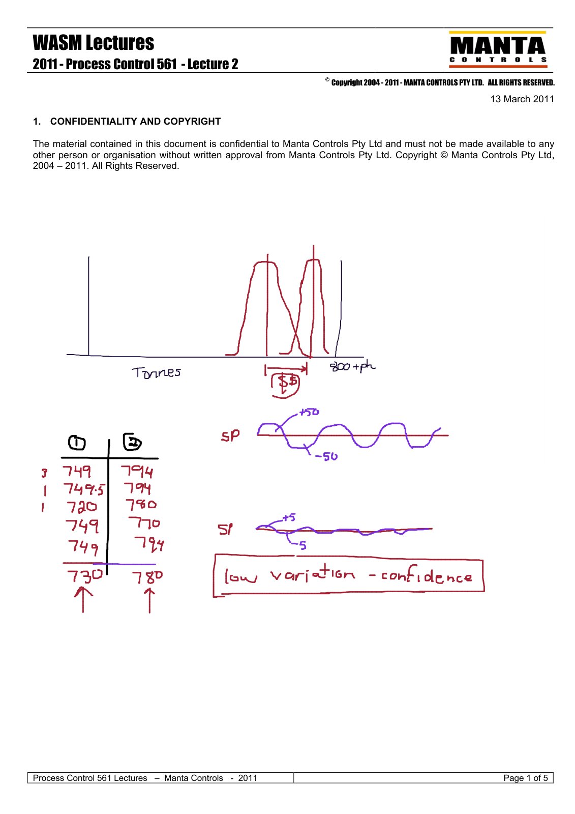 First page of 561   Year 2011 Lecture 2   First Order System