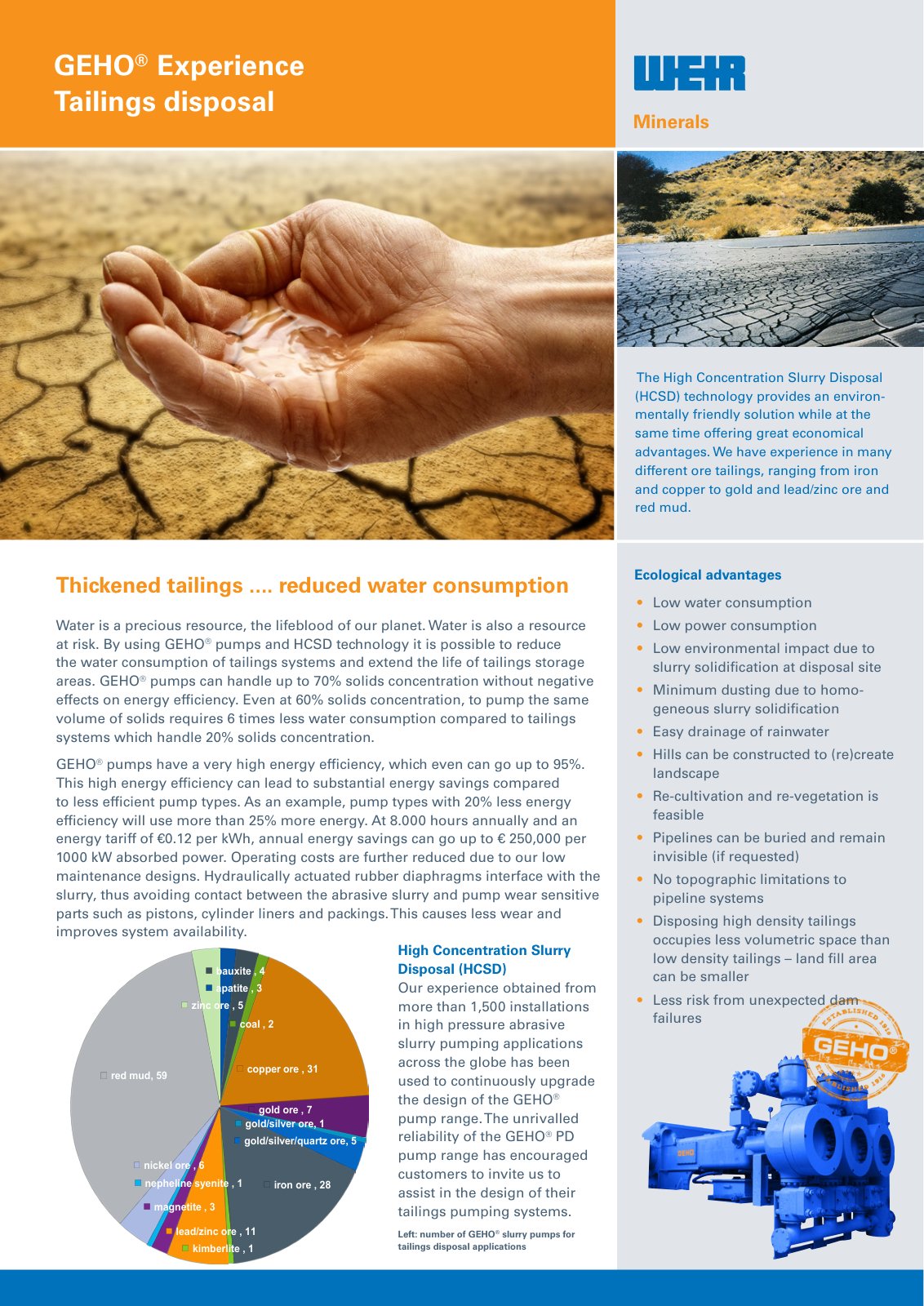 First page of GEHO Experience tailings disposal Sep 2015 PREVIEW