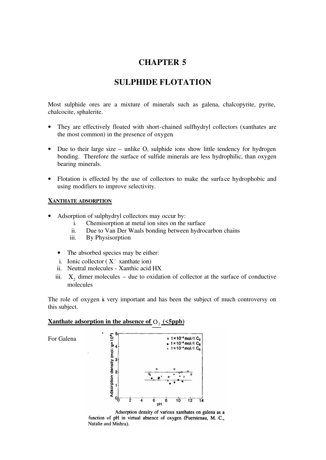First page of L5   Flotation of sulphides
