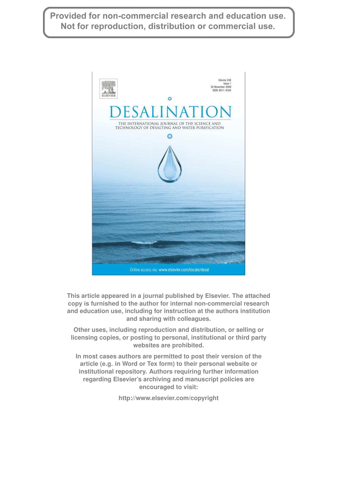 First page of Cr(VI) removal by continuous electrodeionization: Study of its basic technologies