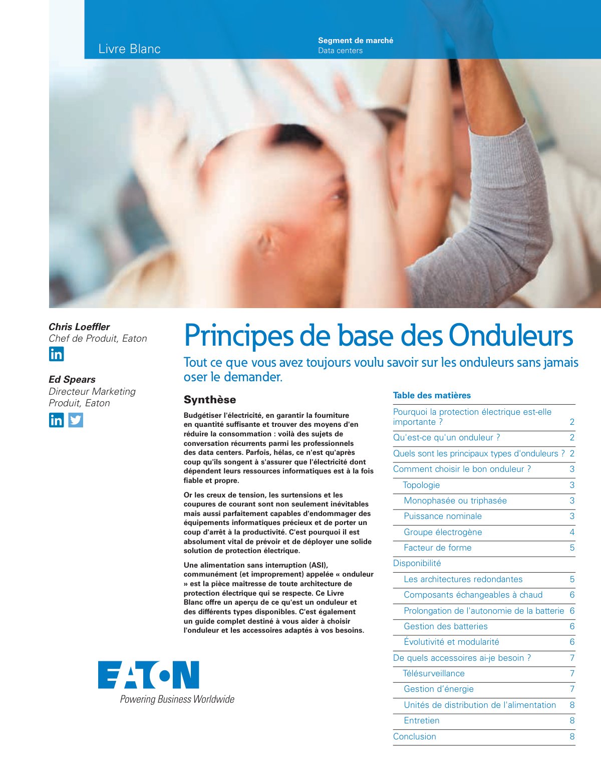 First page of onduleurs eaton