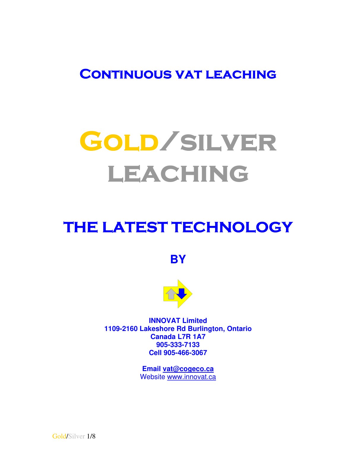 First page of GoldLeach