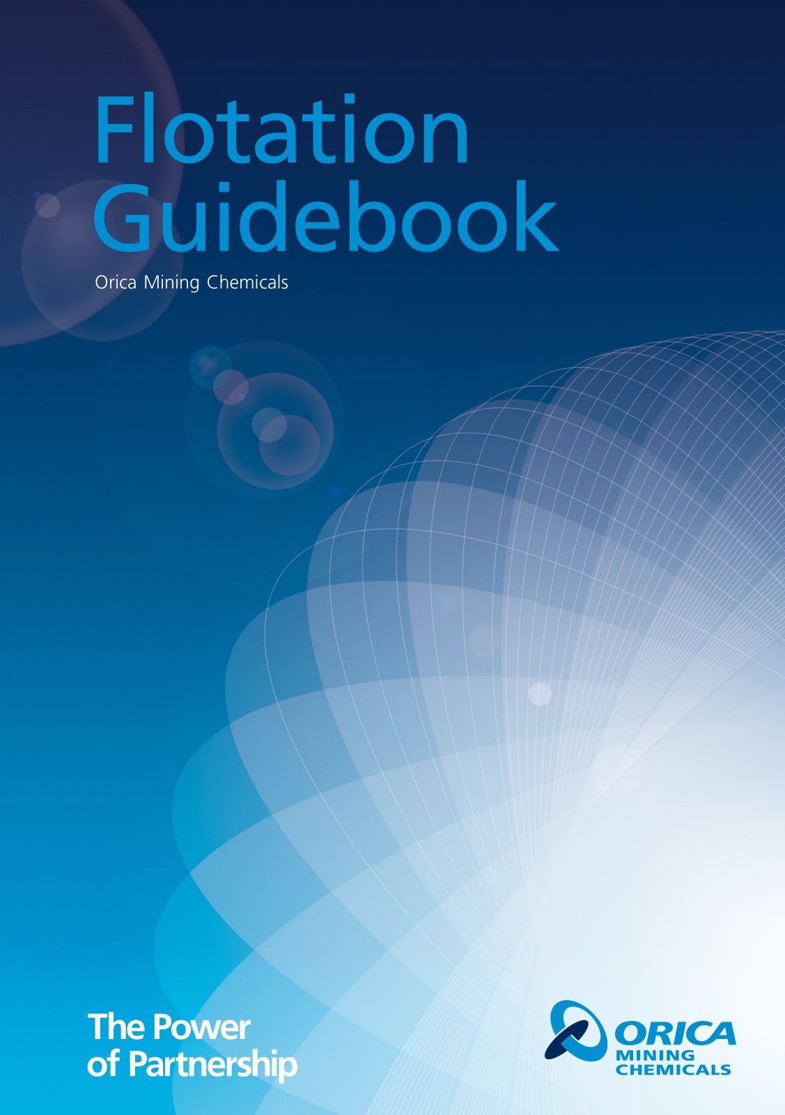 First page of Orica Flotation Guidebook and Cyclosizer manual